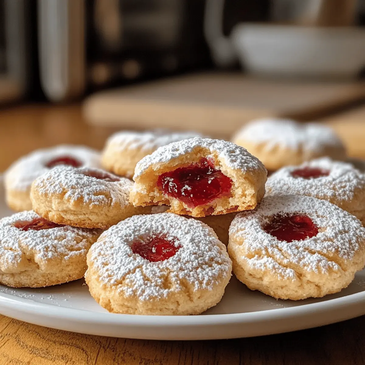 Marmeladen-Küsschen vom Blech leicht gemacht