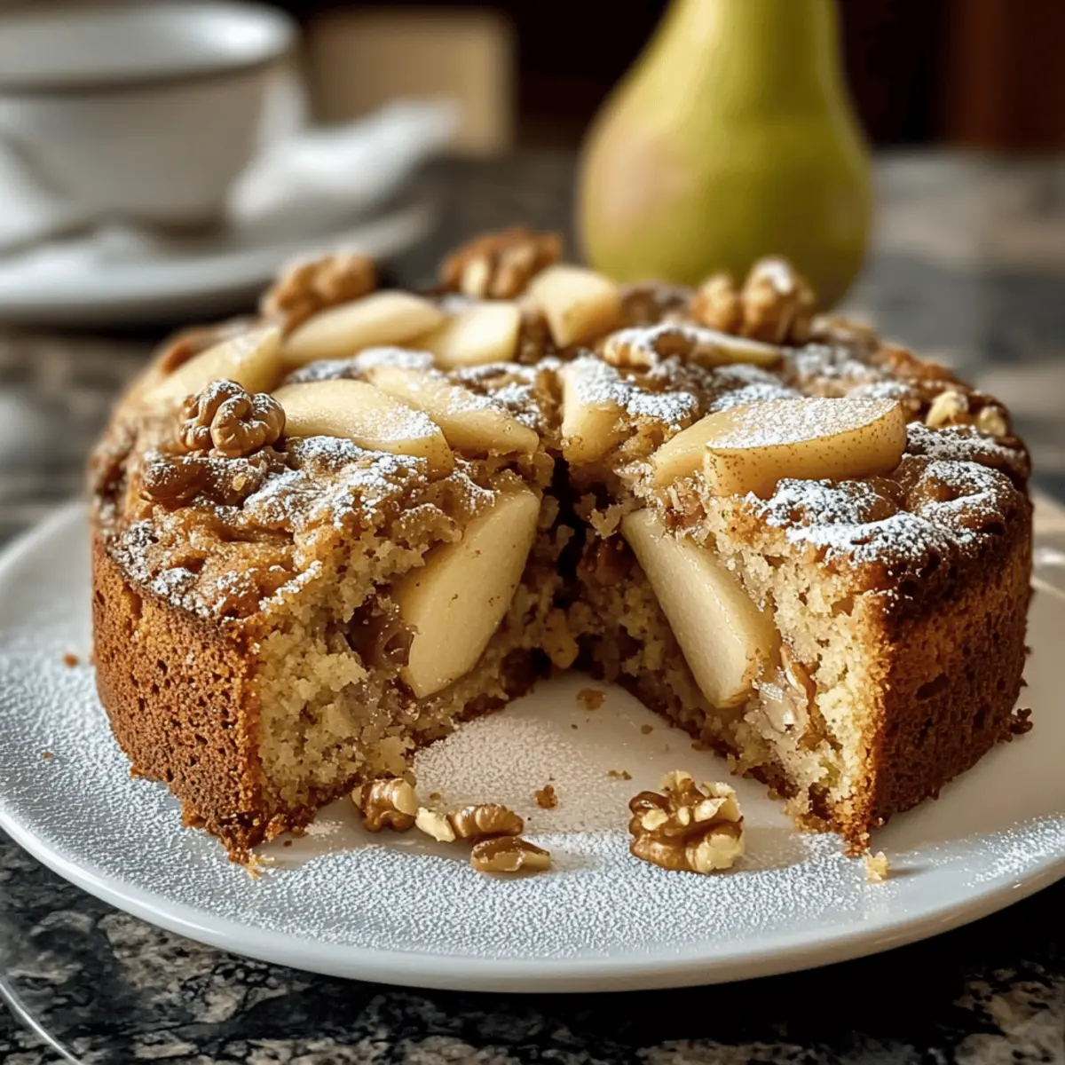 Birnen Walnusskuchen backen – Einfach und lecker!