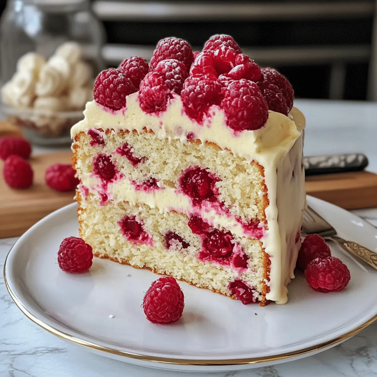 Weißer Schokoladen Himbeer Kuchen ganz einfach machen