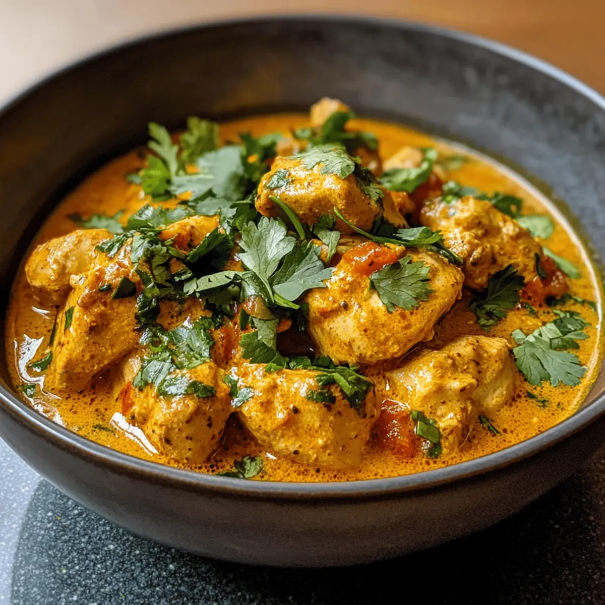 Indisches Hühnercurry mit Kokosmilch Rezept zum Verlieben