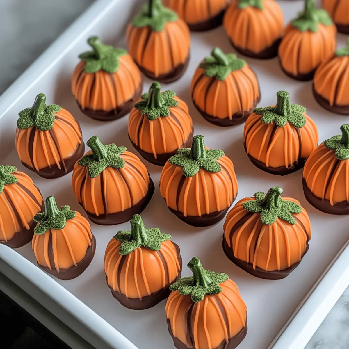 Kürbisfeld-Erdbeeren: Spaßige Halloween-Leckerei