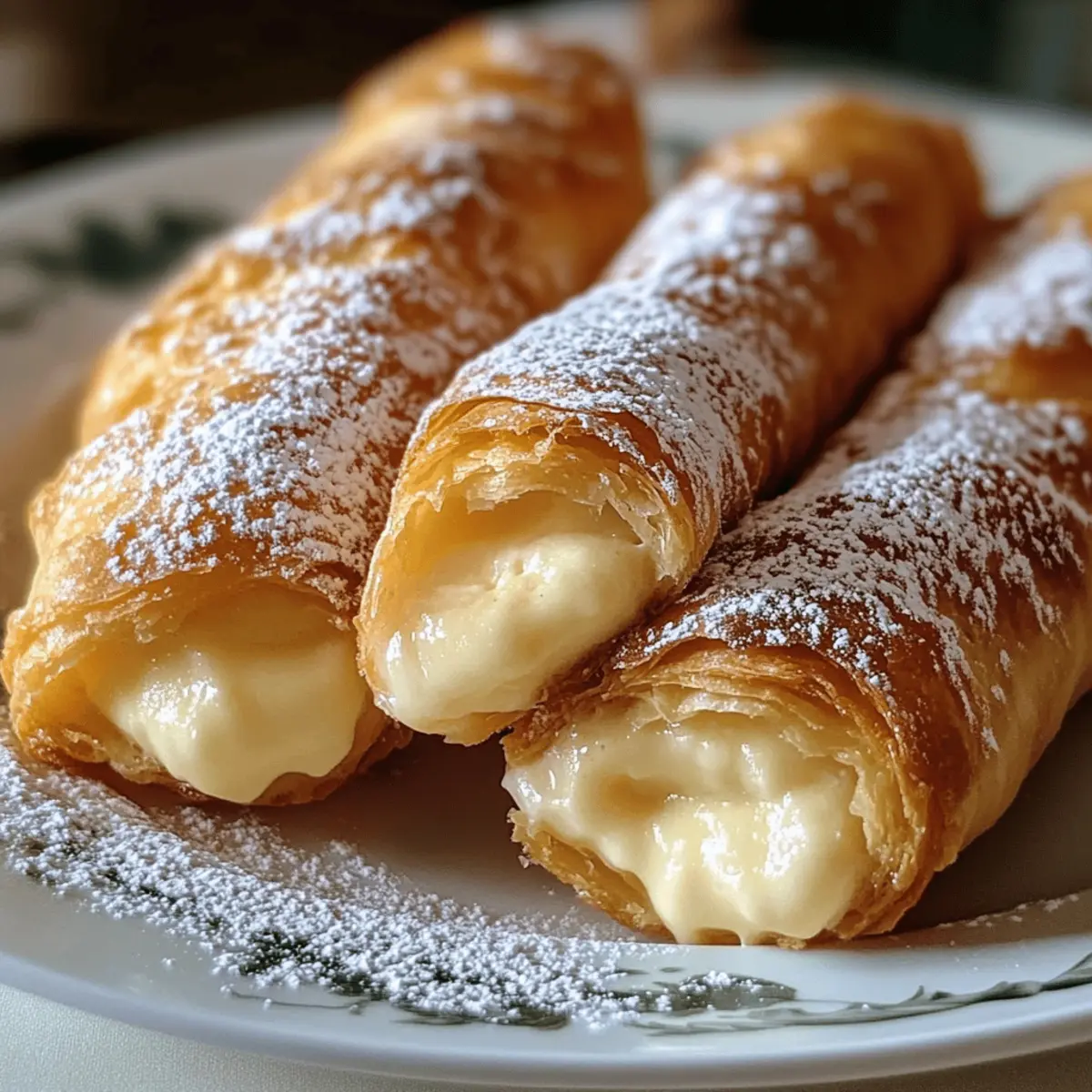 Cannoncini mit italienischer Creme: Ein Genuss der Extraklasse