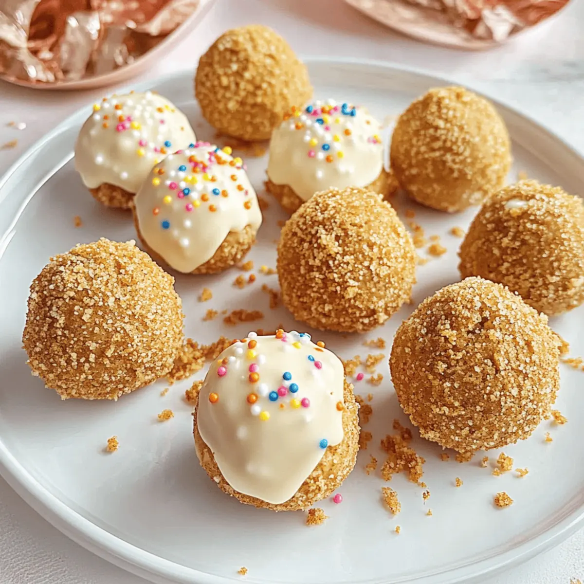 Spekulatiuskugeln mit Frischkäse ganz schnell selber machen