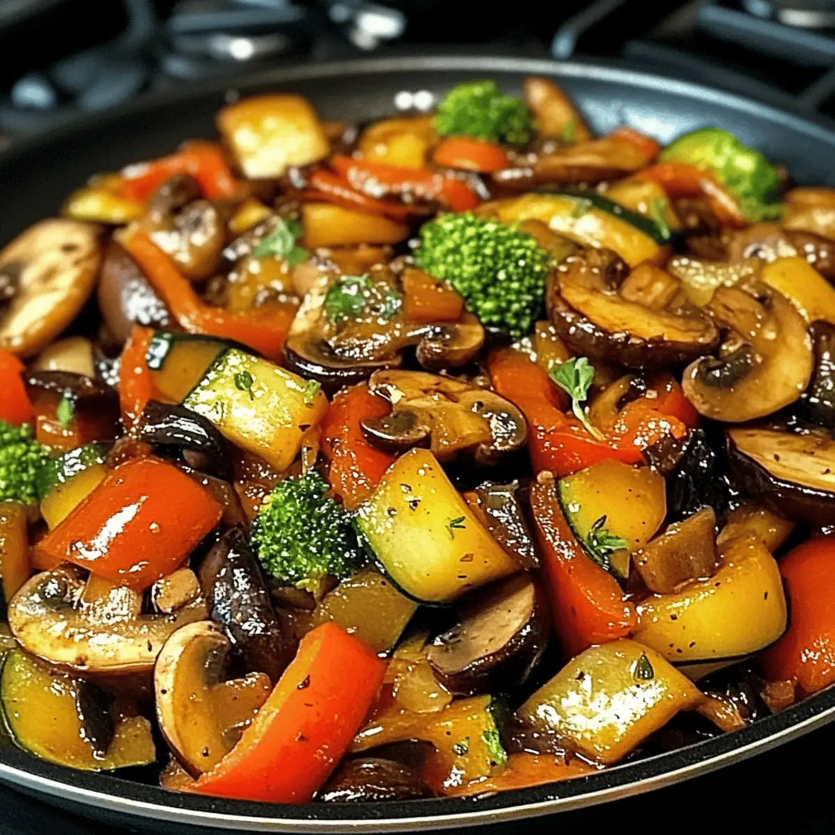 Vegetarische Gemüsepfanne für gesunde Genussmomente