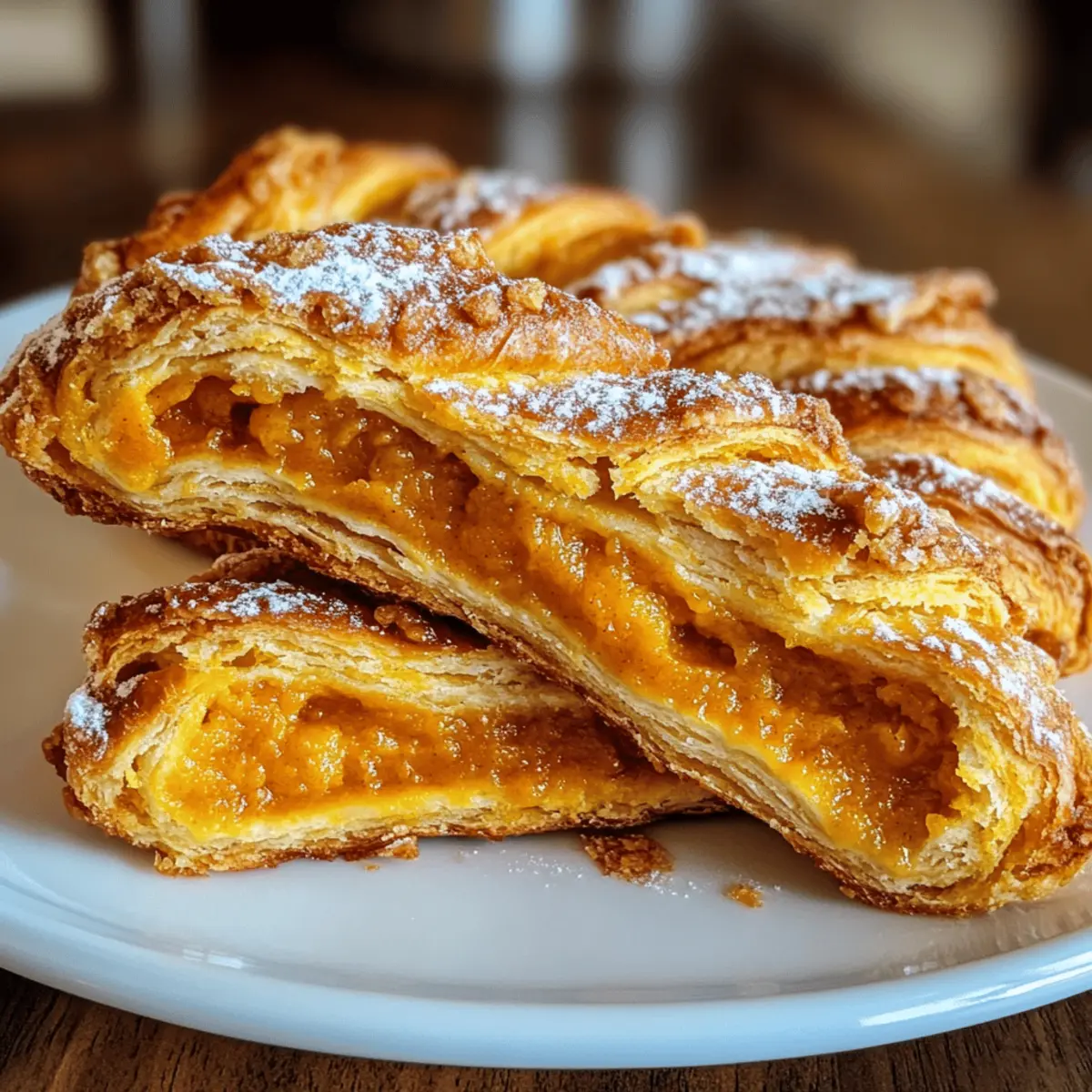 Kürbiskuchen-Drehungen für den perfekten Herbstgenuss