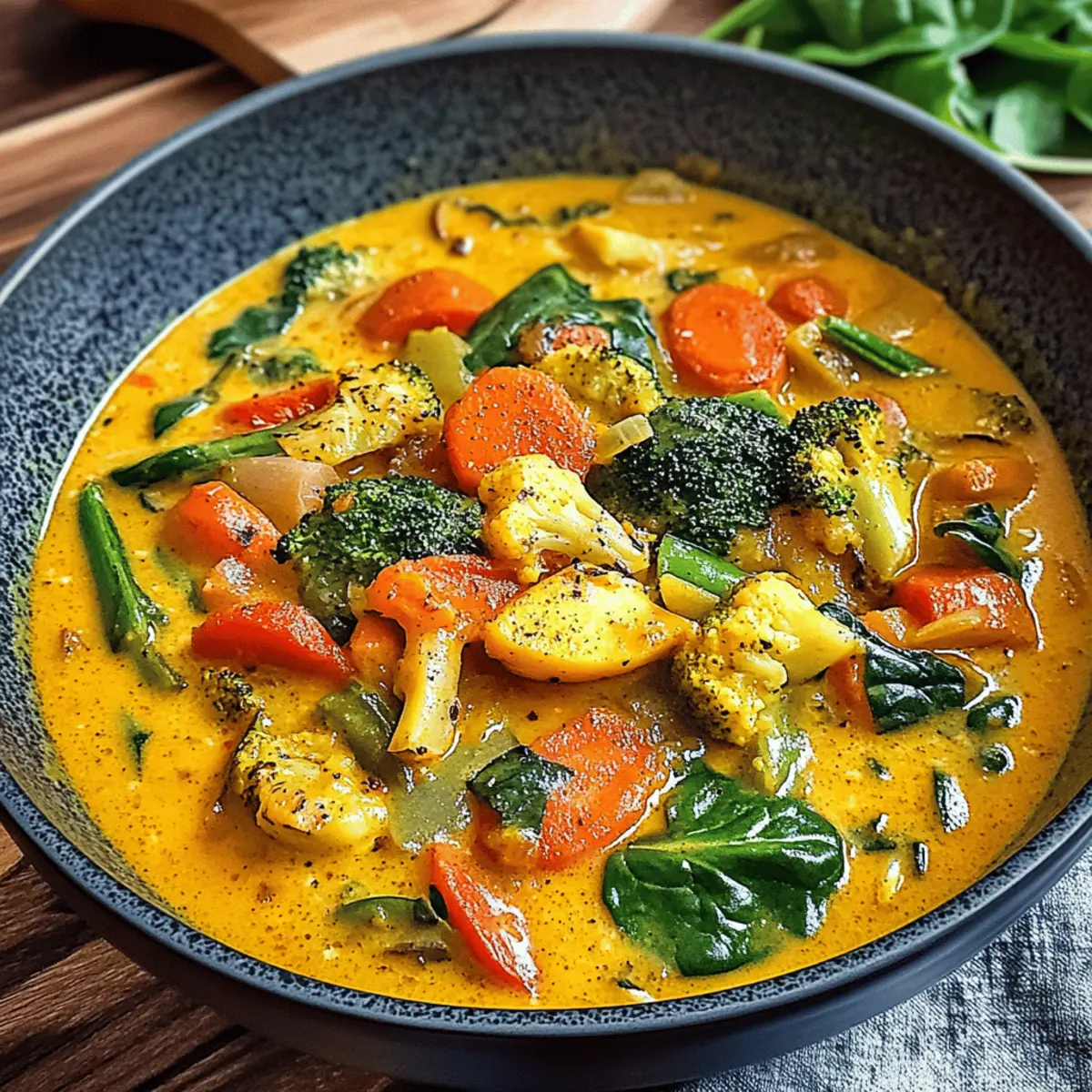 Gemüse-Curry mit Kokosmilch für jeden Tag