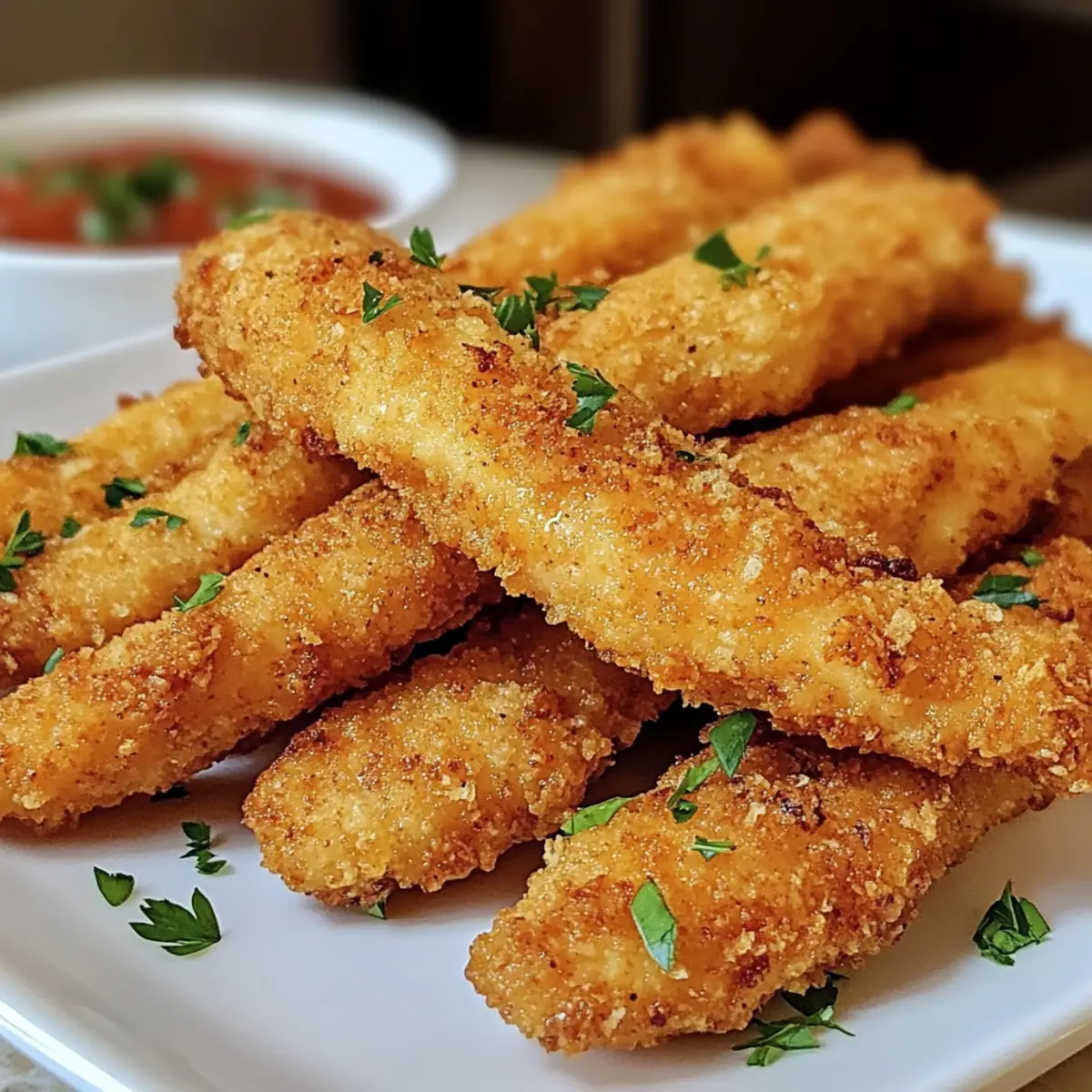 Krosse Air Fryer Hähnchenstreifen – Gesund & Lecker