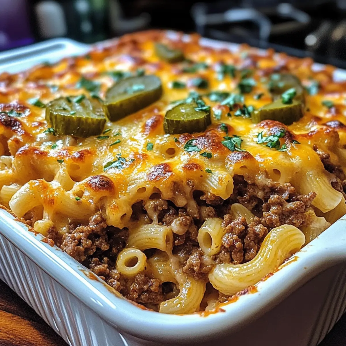 Big Mac Nudelauflauf mit Kult-Dressing – Einfach lecker