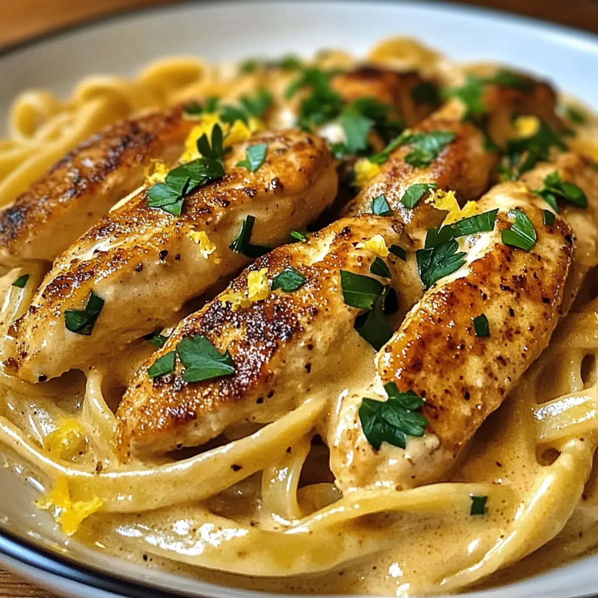 Cowboy Butter Hühnchen Linguine in 30 Minuten