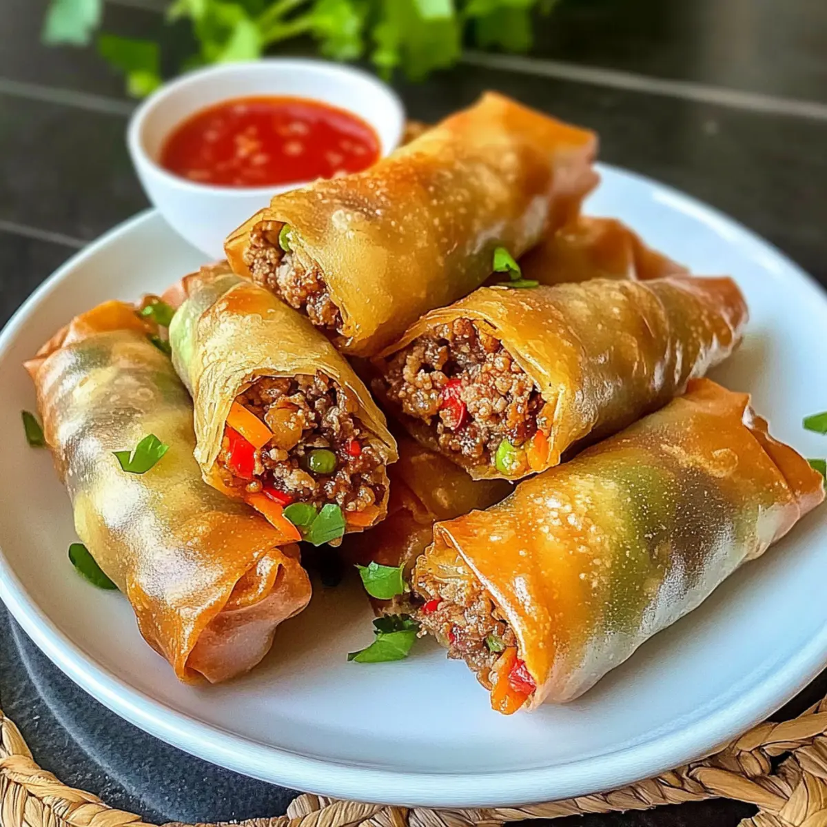 Knusprige Frühlingsrollen Airfryer – Schnell und Lecker