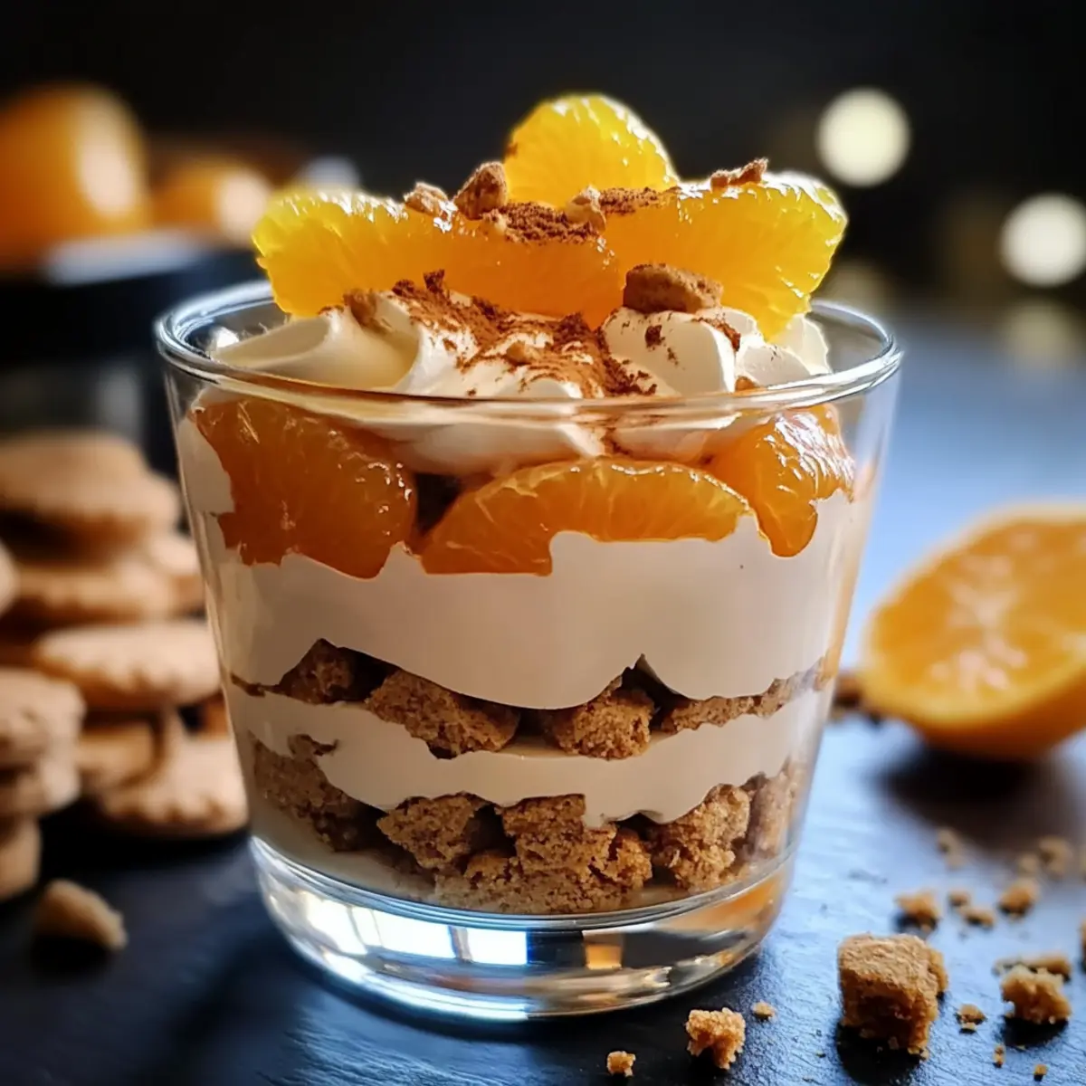 Festliche Spekulatius Mandarinen Quark Creme Rezept