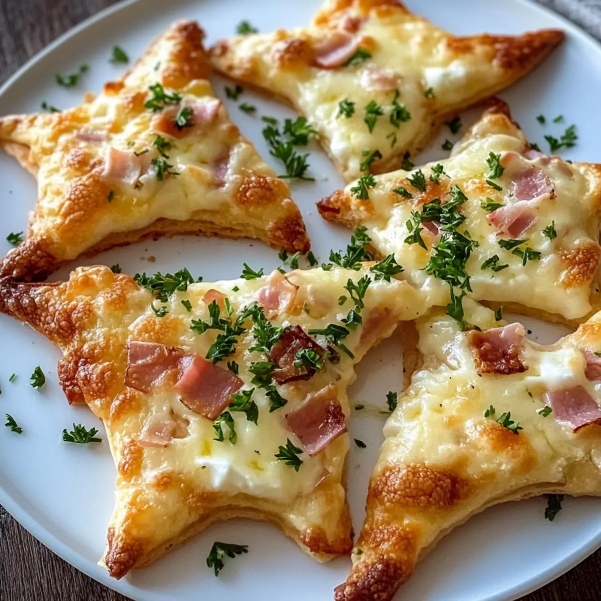 Flammkuchen-Sterne – Der perfekte Snack für Feste