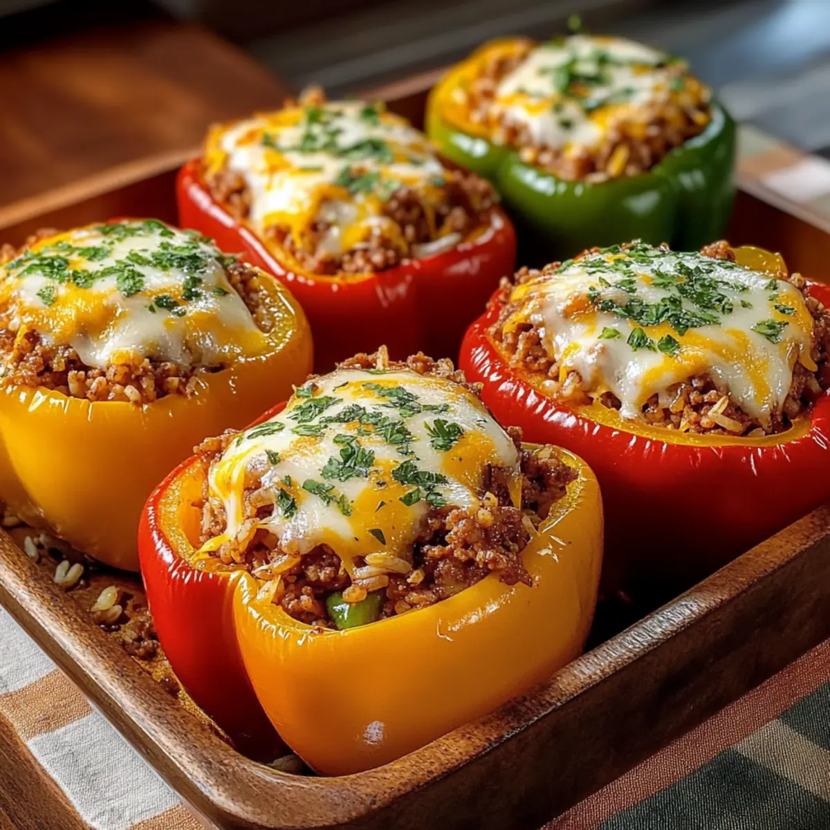 Gefüllte Paprika Klassiker – Ein herzhaftes Vergnügen