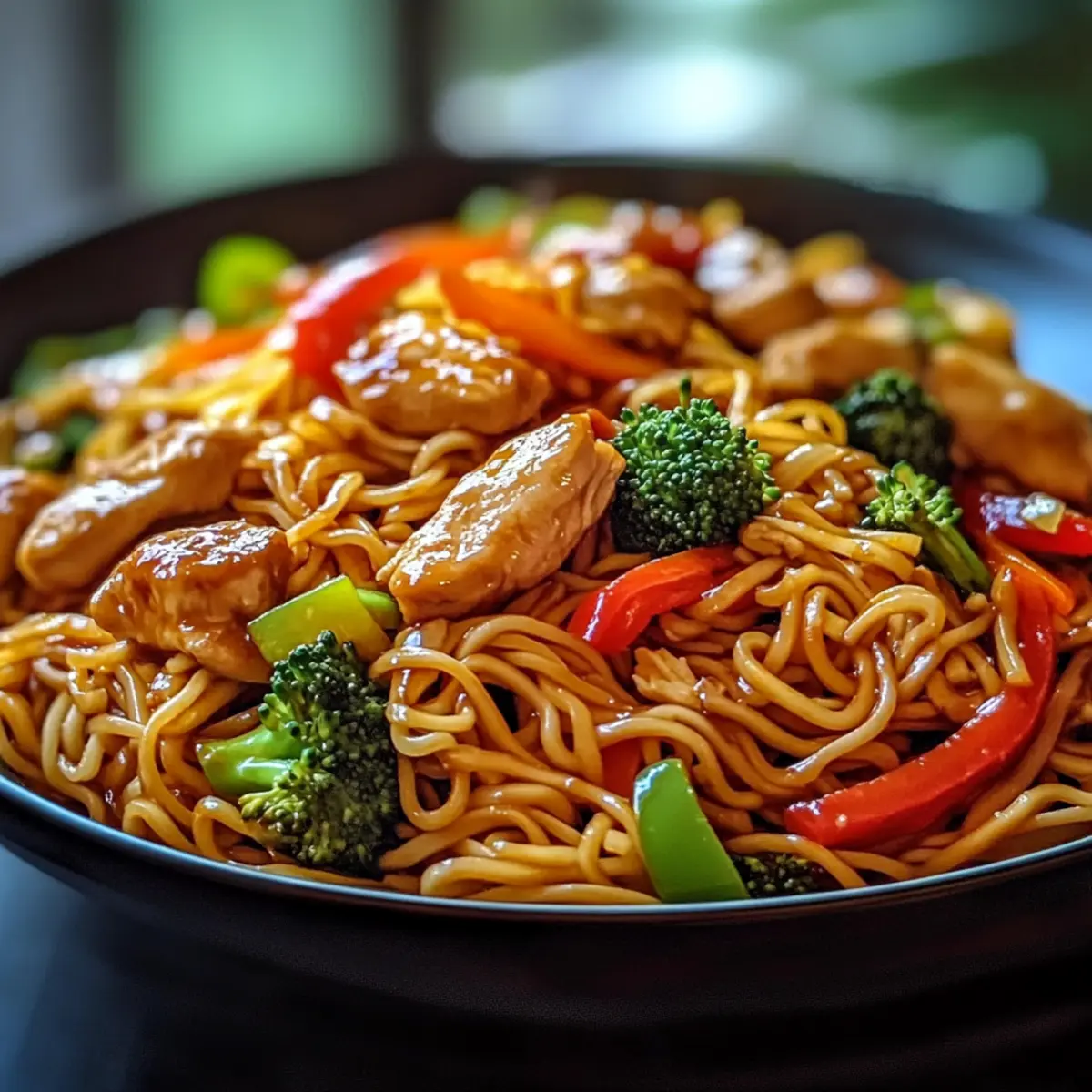 Hähnchen Teriyaki Nudeln in 30 Minuten zubereiten