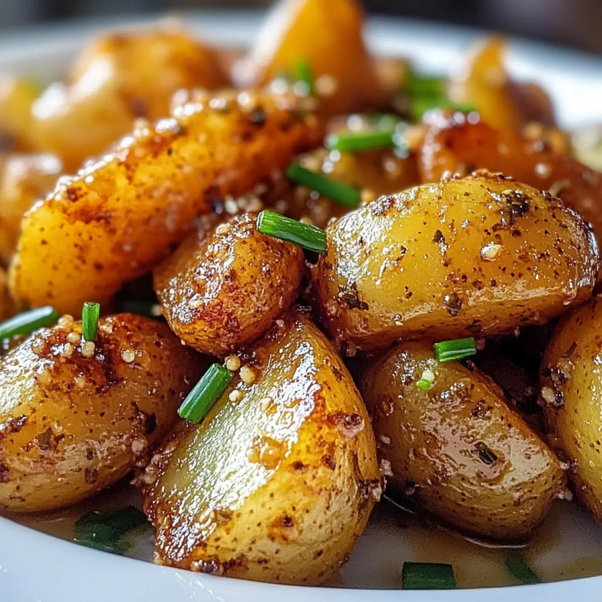 Honig-Senf-Kartoffeln: Einfach lecker und knusprig