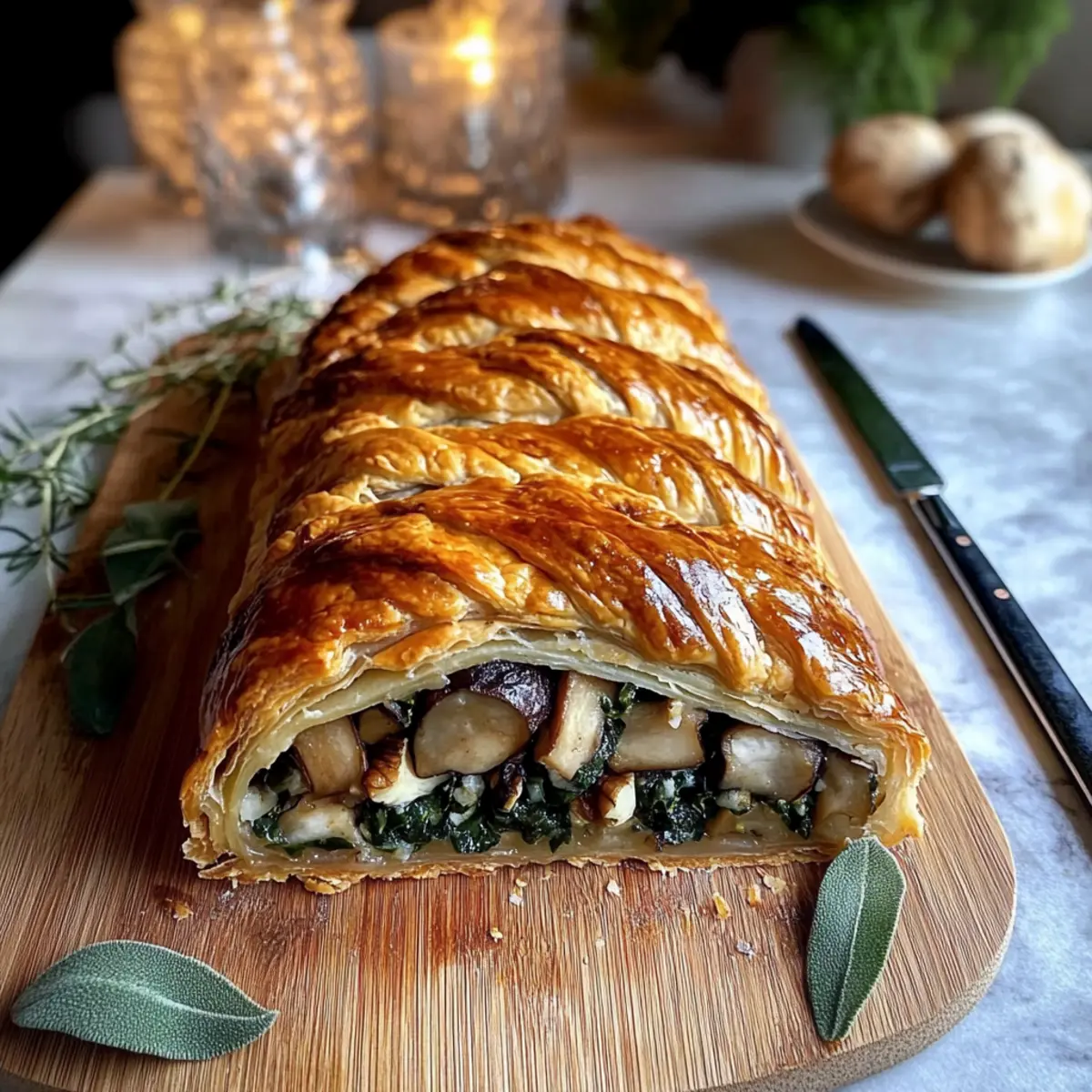 Kleinstadthippie: Veganer Pilzstrudel für Feste