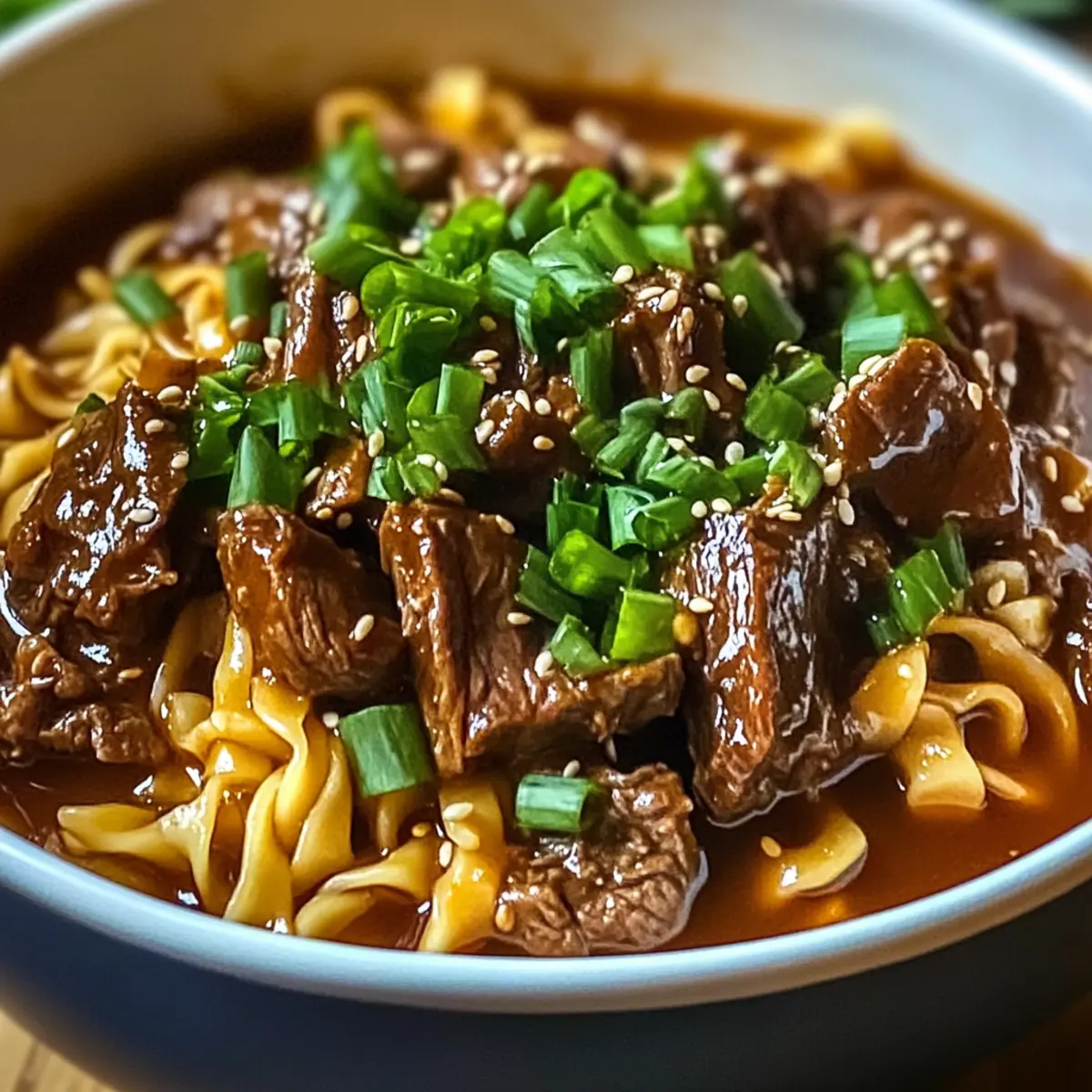 Koreanische Rindnudeln für perfektes Comfort Food