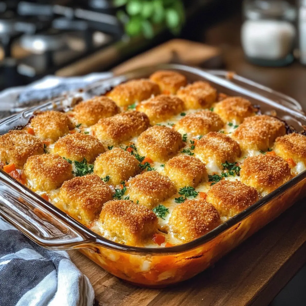 Kroketten-Hack-Auflauf für Familiengenuss