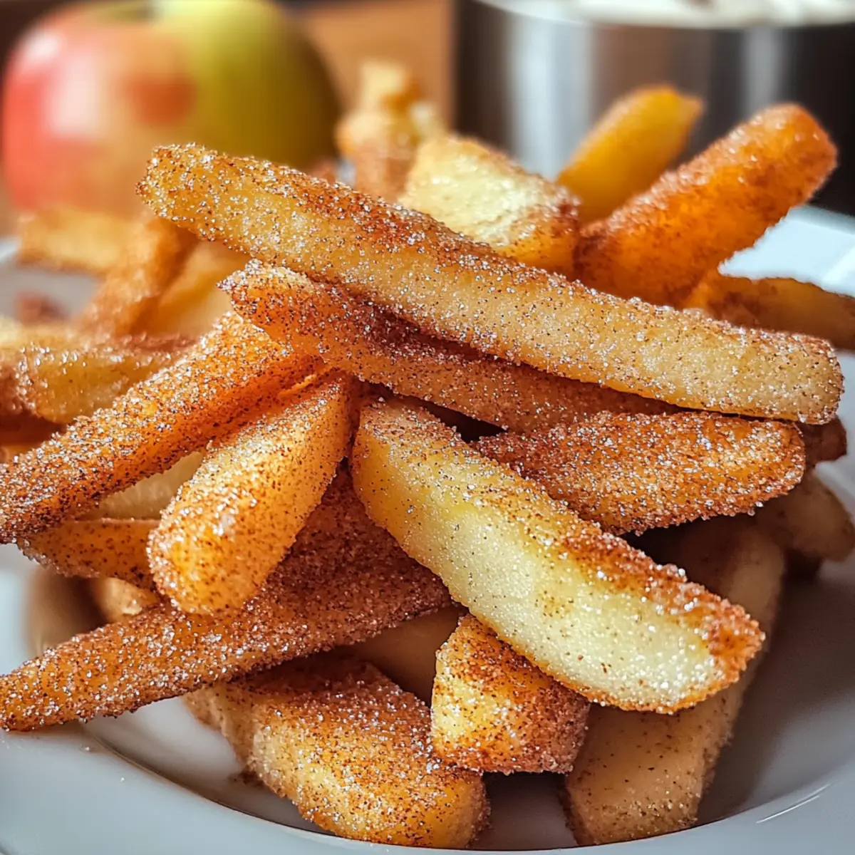 Krosse Heißluftfritteuse Apfel-Pommes für die ganze Familie