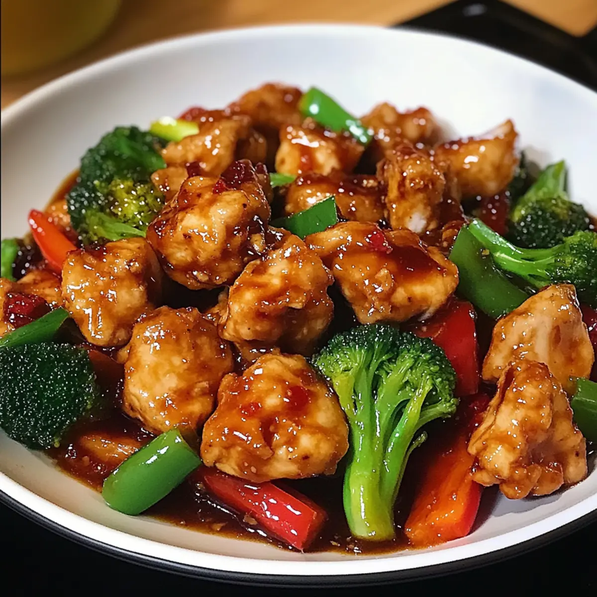 Mongolisches Hähnchen für ein schnelles Dinner