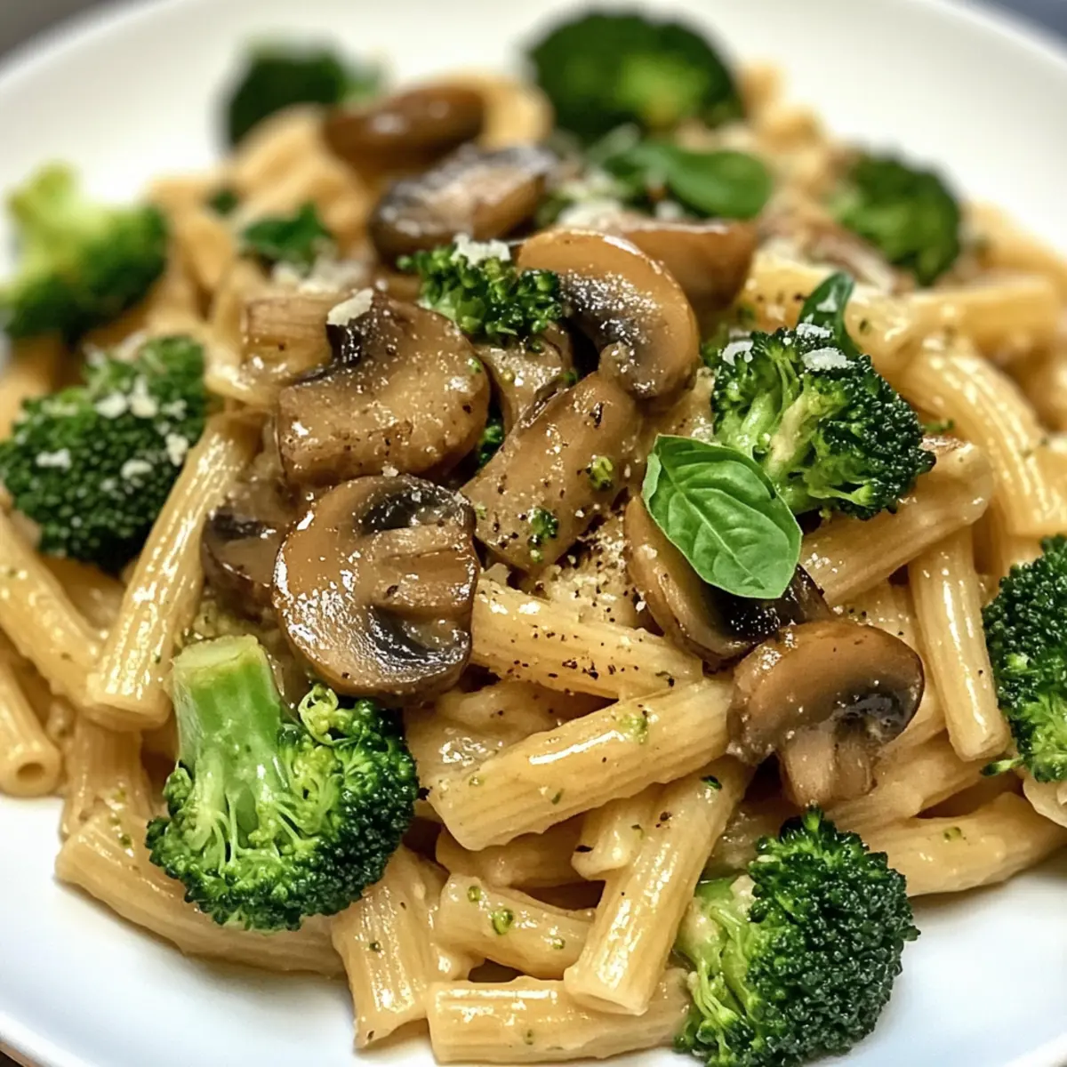 Vegane Pilz-Brokkoli-Pasta: Schnelles & Einfaches Rezept
