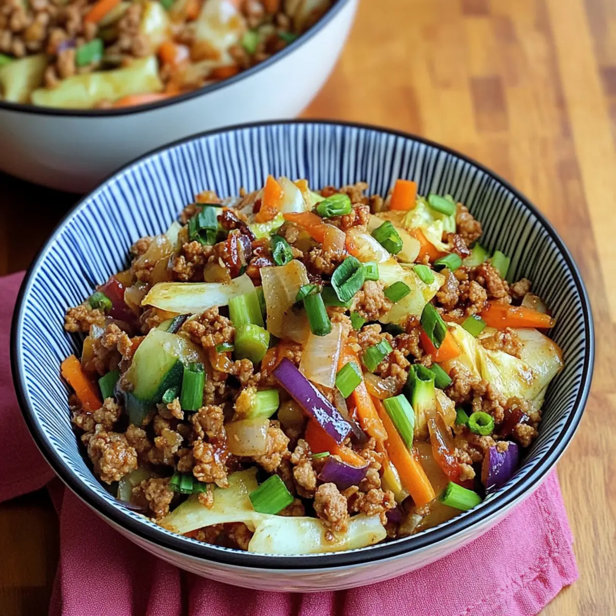 20 Minuten Veganer Frühlingsrolle In Einer Schüssel