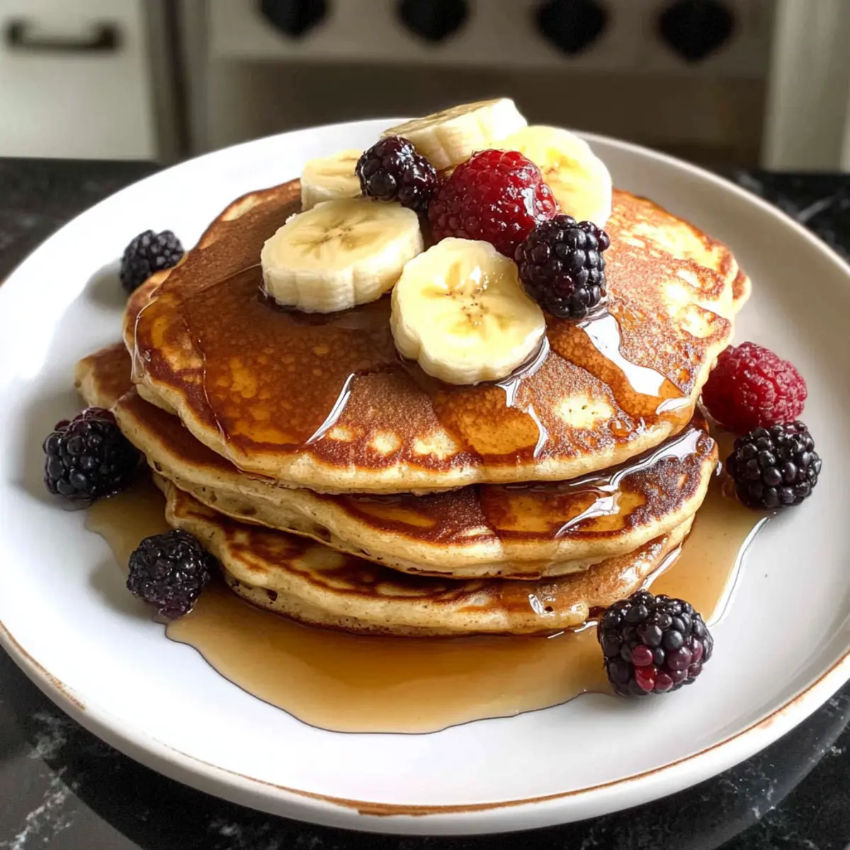 Bananen-Joghurt-Pfannkuchen (Keine Milch) für Frühstücksfreunde