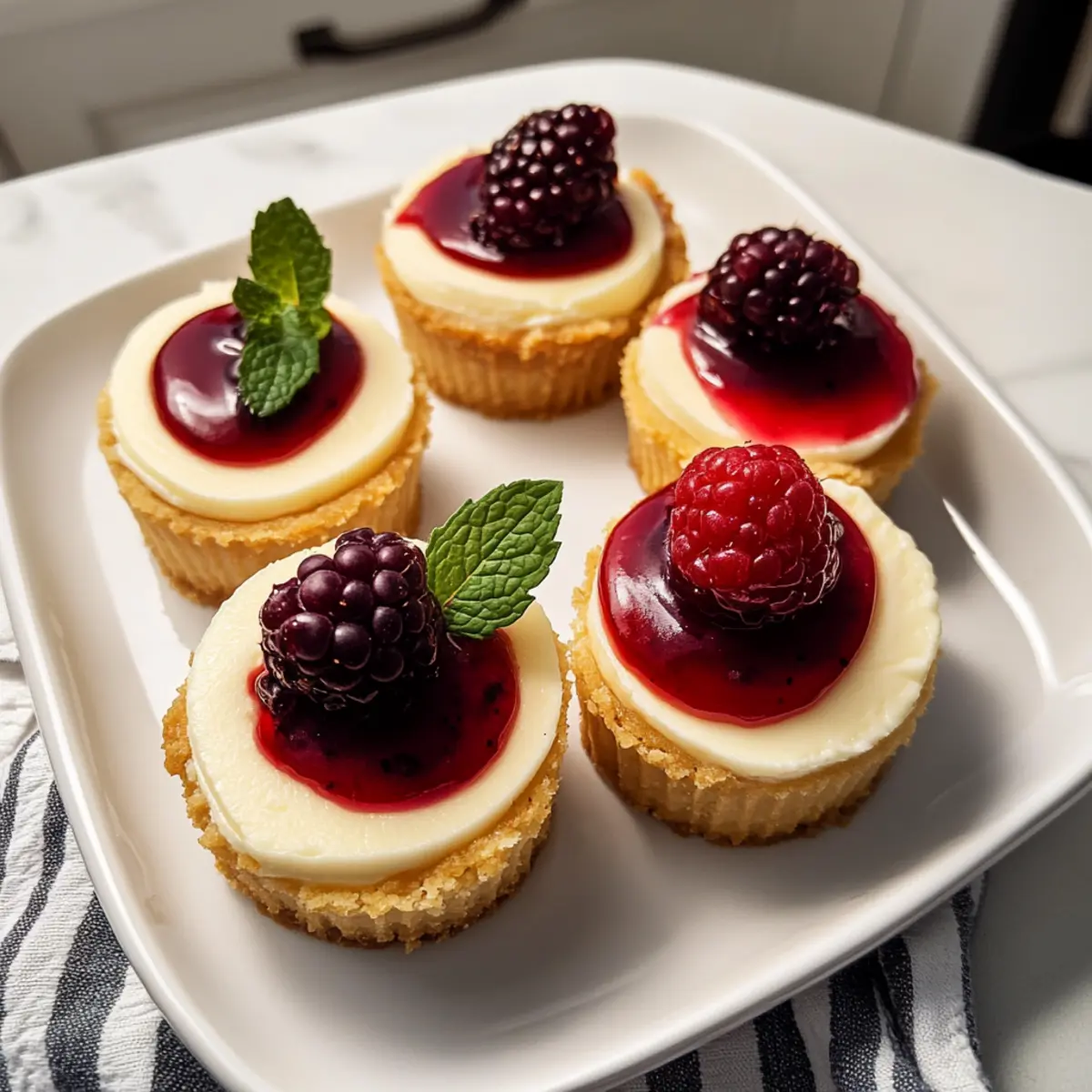 Die besten Mini-Cheesecakes im New Yorker Stil