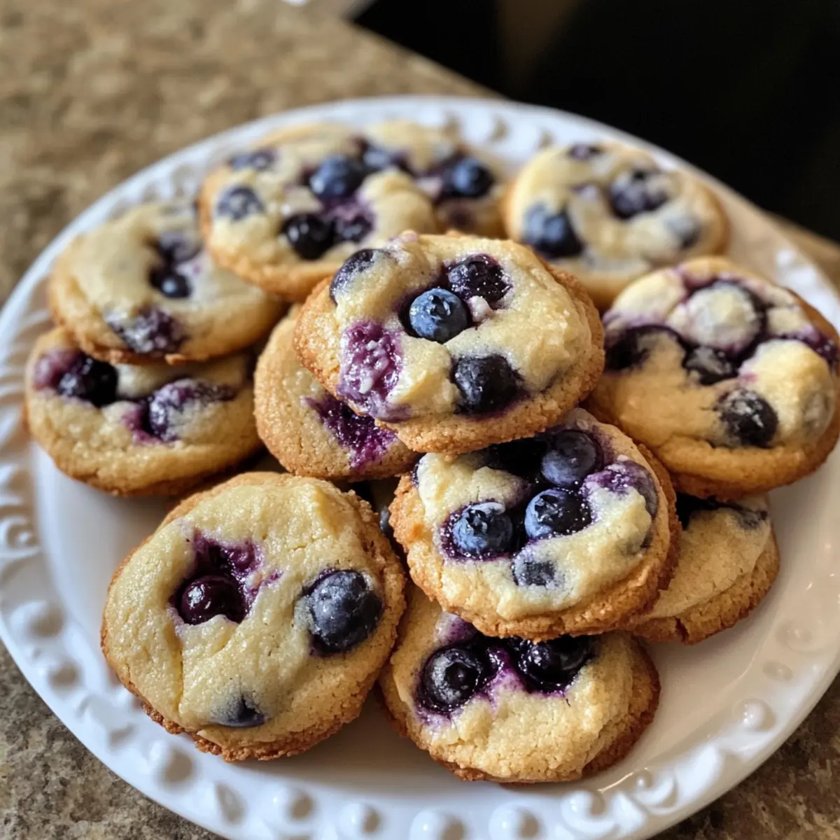 Heidelbeer-Käsekuchen-Kekse für den perfekten Genuss