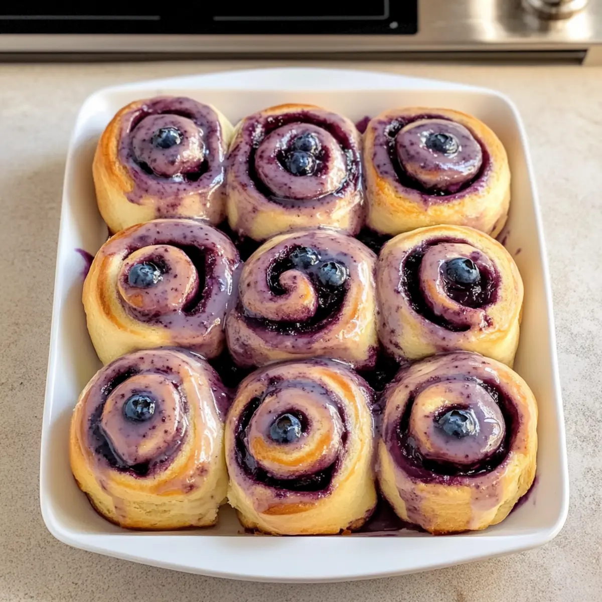 Blaubeer Zimtschnecken für den perfekten Morgen