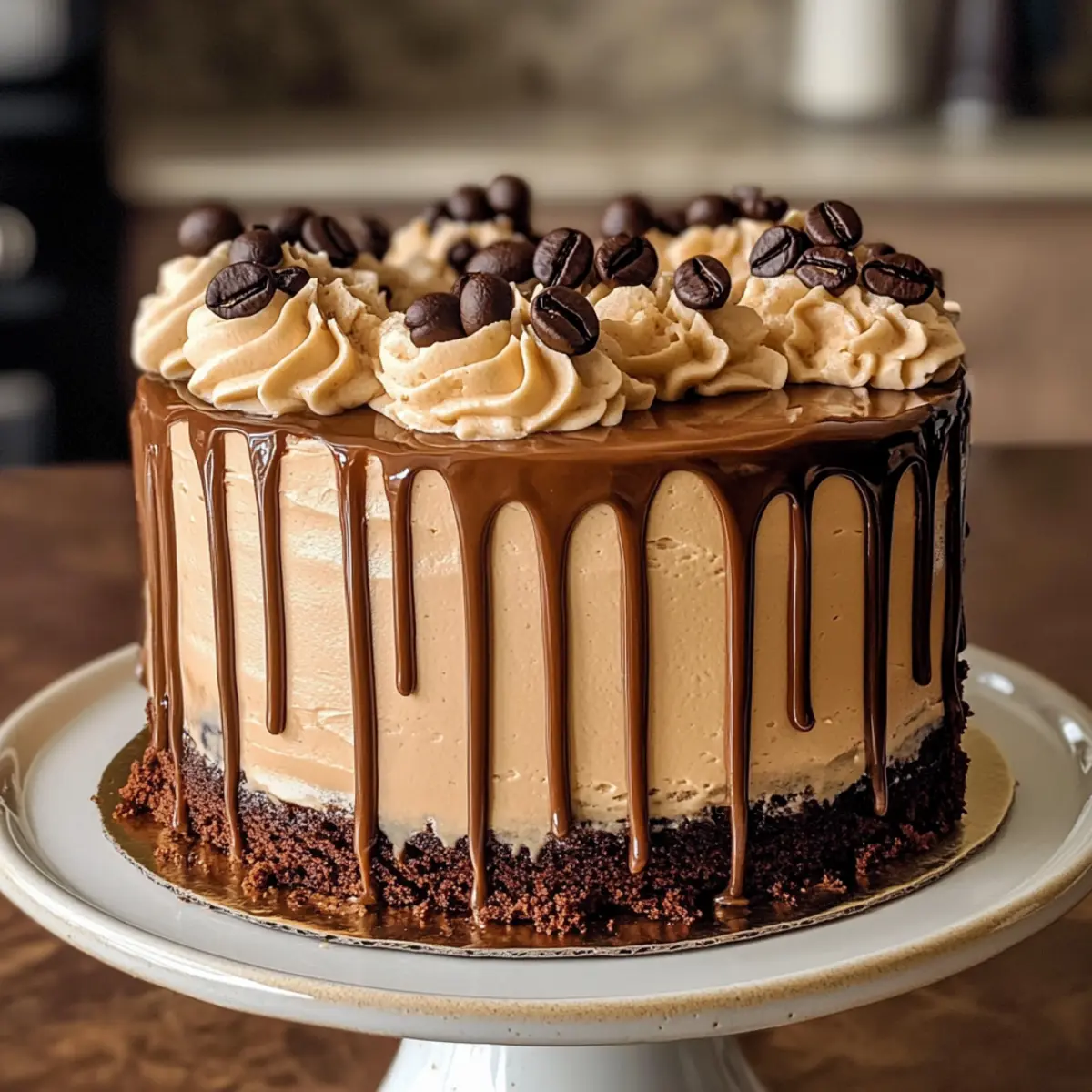 Cappuccino Kuchen für Kaffeeliebhaber selbstgemacht