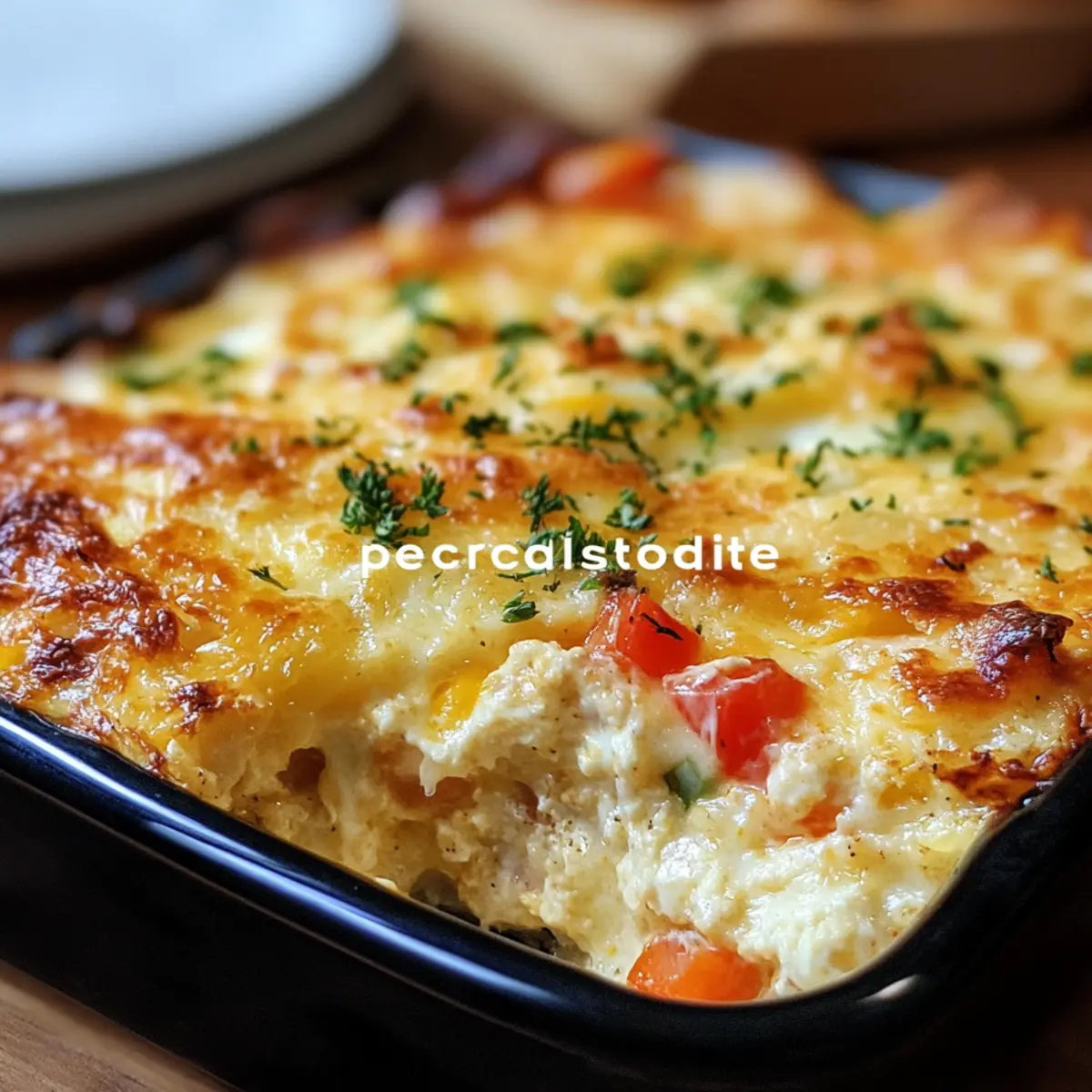 Käse- und Eierauflauf für ein fluffiges Frühstück