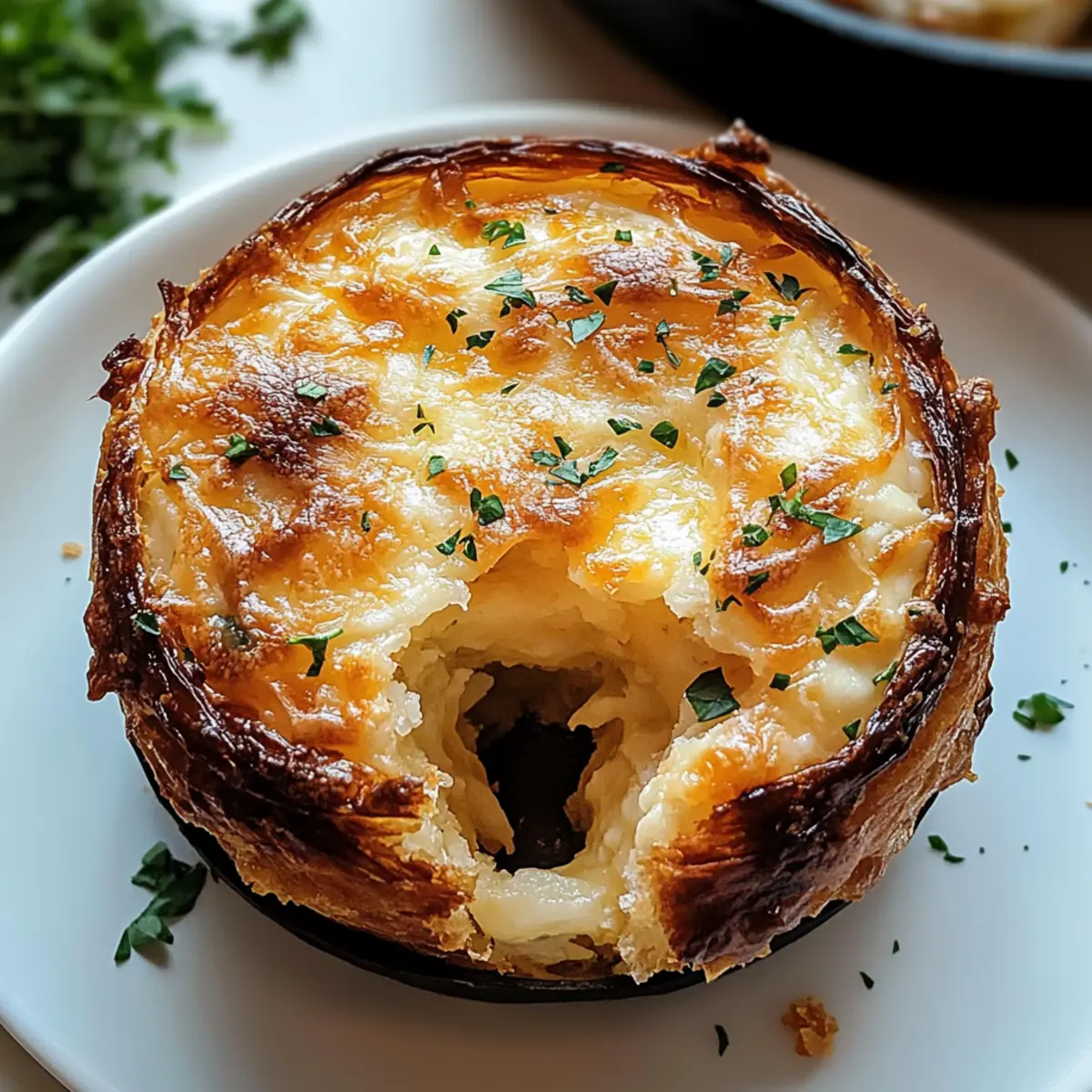 Käse Knoblauch Cruffin für Genussmomente