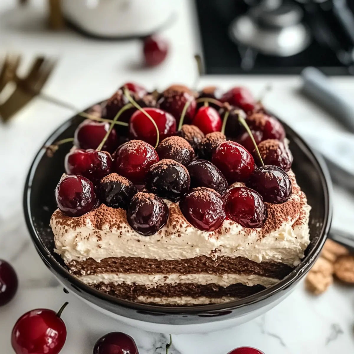 Kirsch-Amaretto-Tiramisu – Ein Genuss für Schleckermäuler