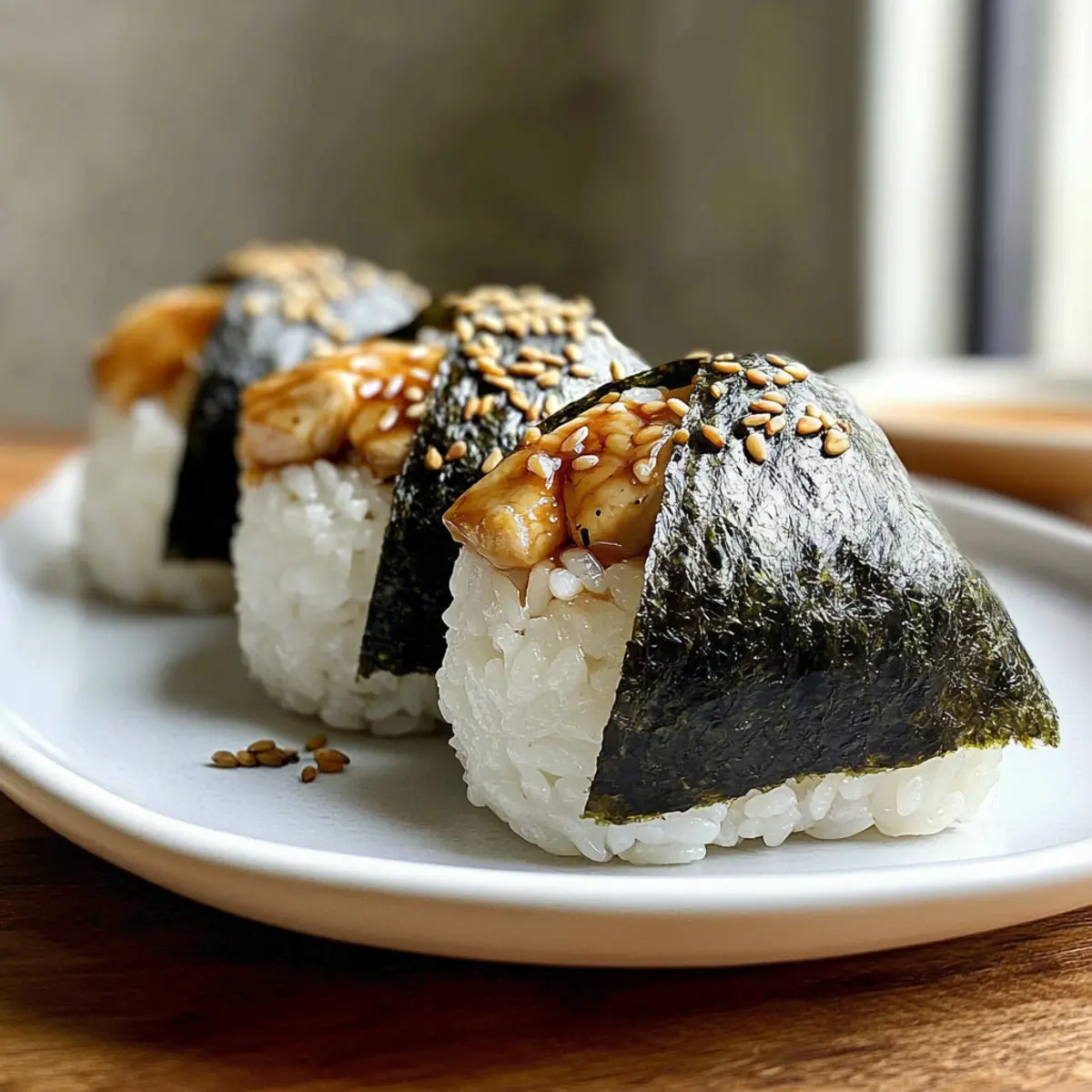Hühnchen Onigiri: Leckere und einfache Reis Snacks