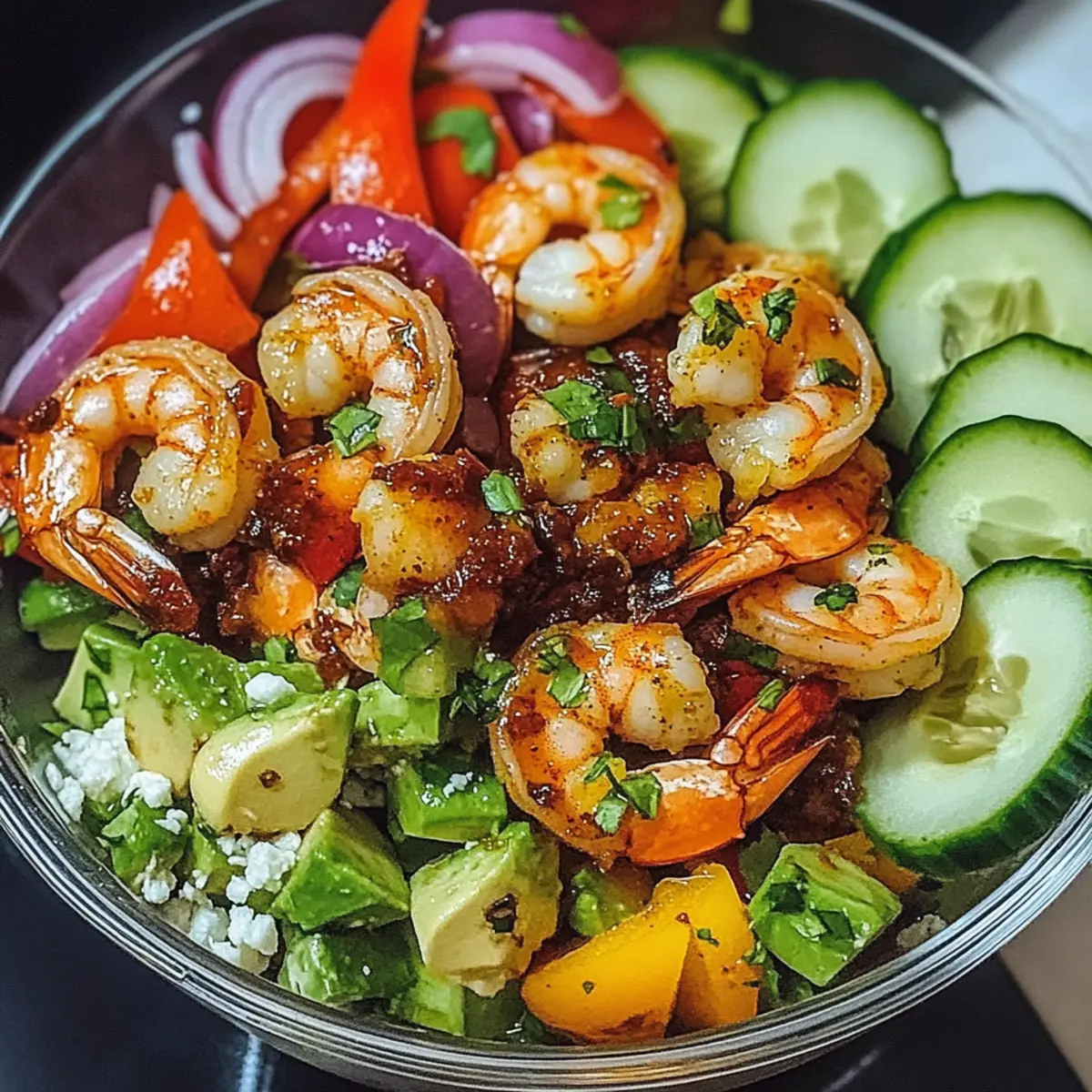 Chili-Limetten-Garnelen-Salat für Frische und Genuss
