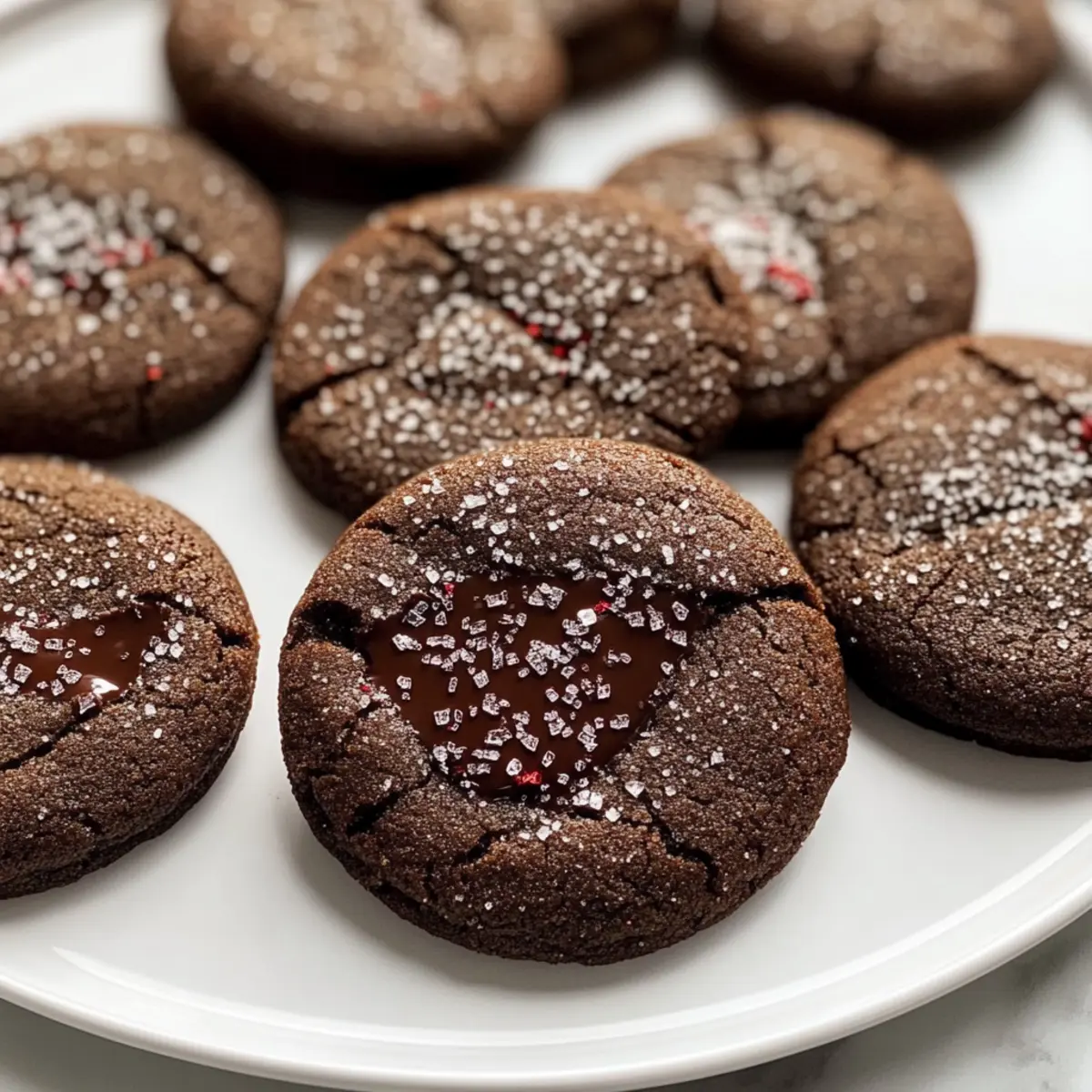 Schokoladenzuckerplätzchen für die süße Versuchung