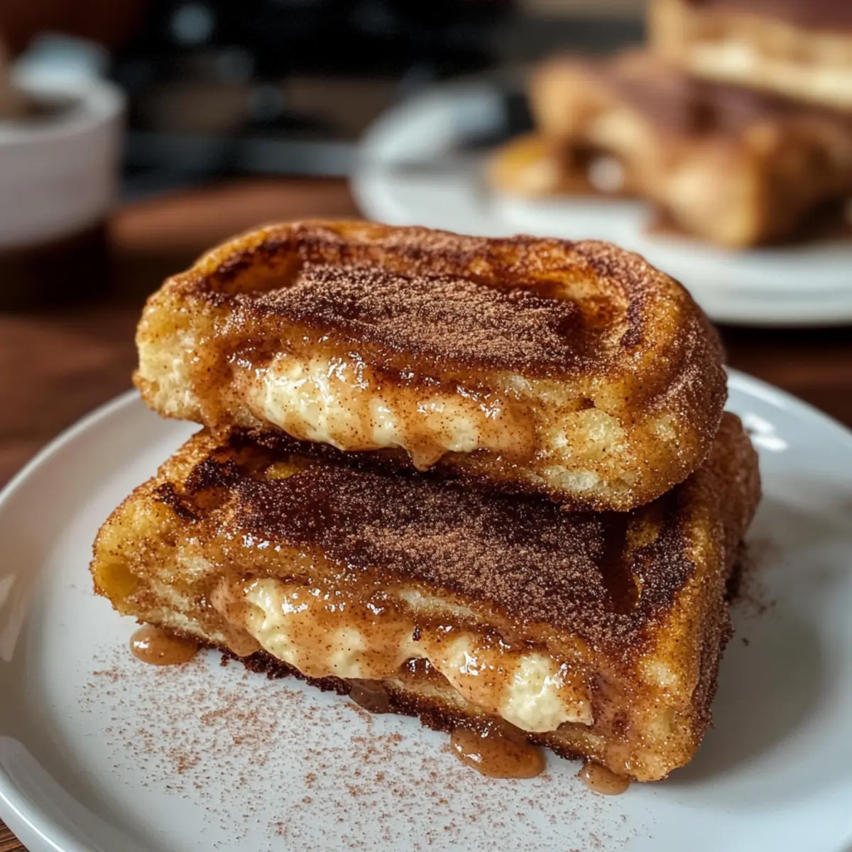 Churro gefüllter French Toast für süße Frühstücksmomente