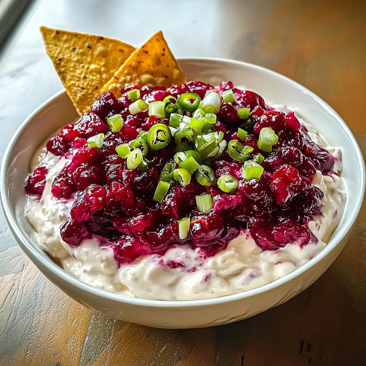 Cranberry Jalapeno Frischkäse Dip für jede Feier