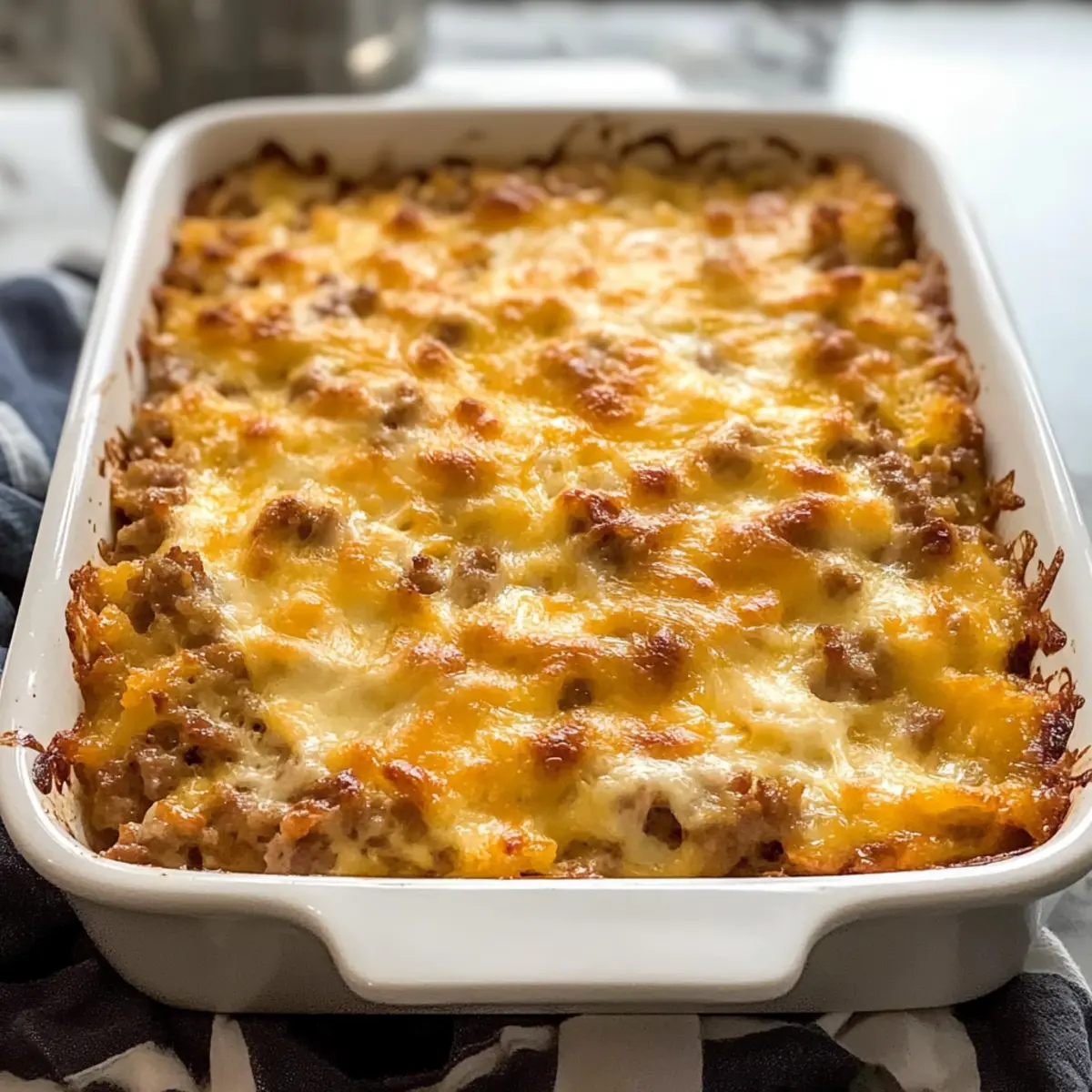 Einfache Eier-Hashbrown-Auflauf für den perfekten Frühstückstag