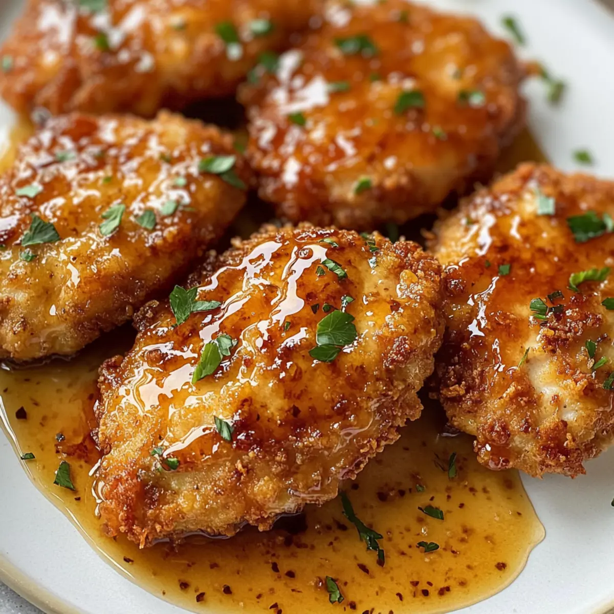 Scharfe Honighühnchen-Cutlets für echten Genuss