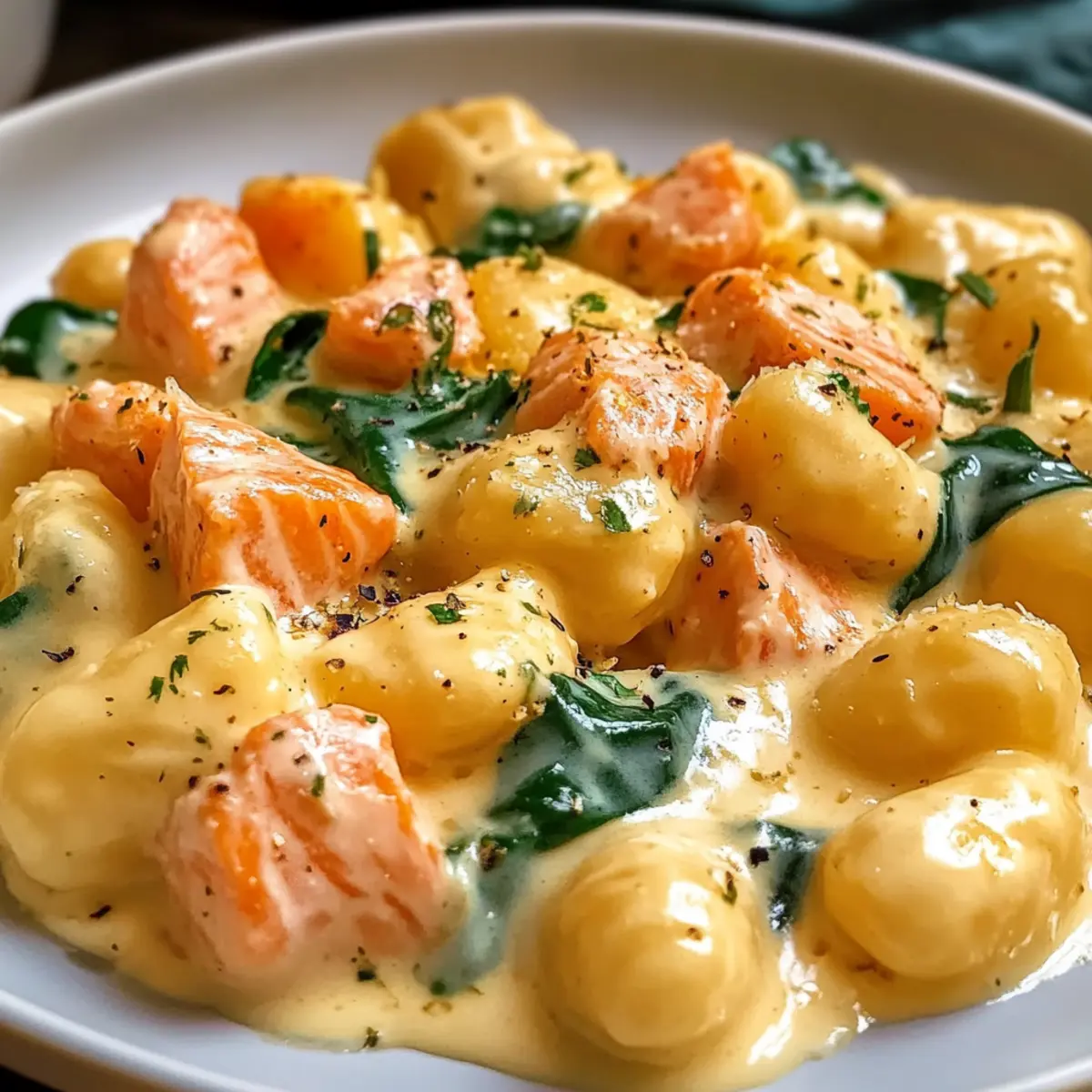 Saftige geräucherte Lachs-Gnocchi in 30 Minuten
