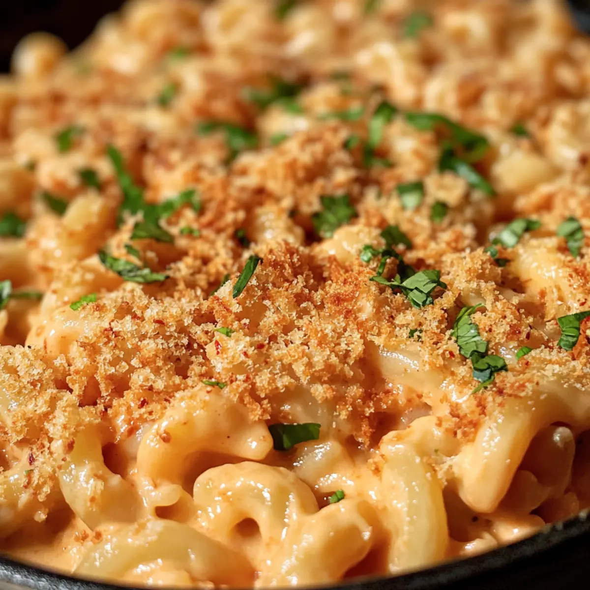 Kimchi Mac und Käse: Cremige Fusion mit Crunch