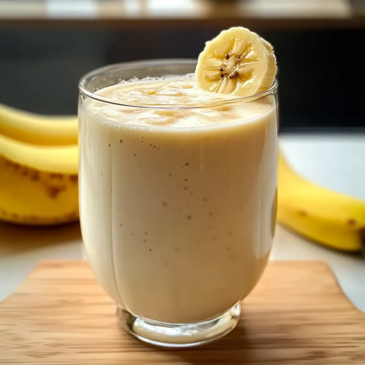 Bananenmilch: Cremiges süßes Getränk selbstgemacht