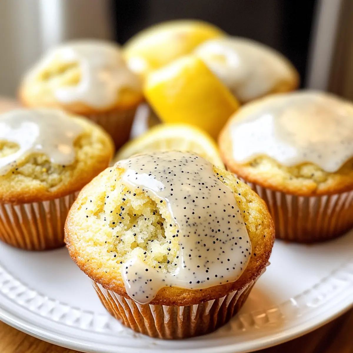 Zitronen-Mohn-Muffins für ein frisches Frühstück