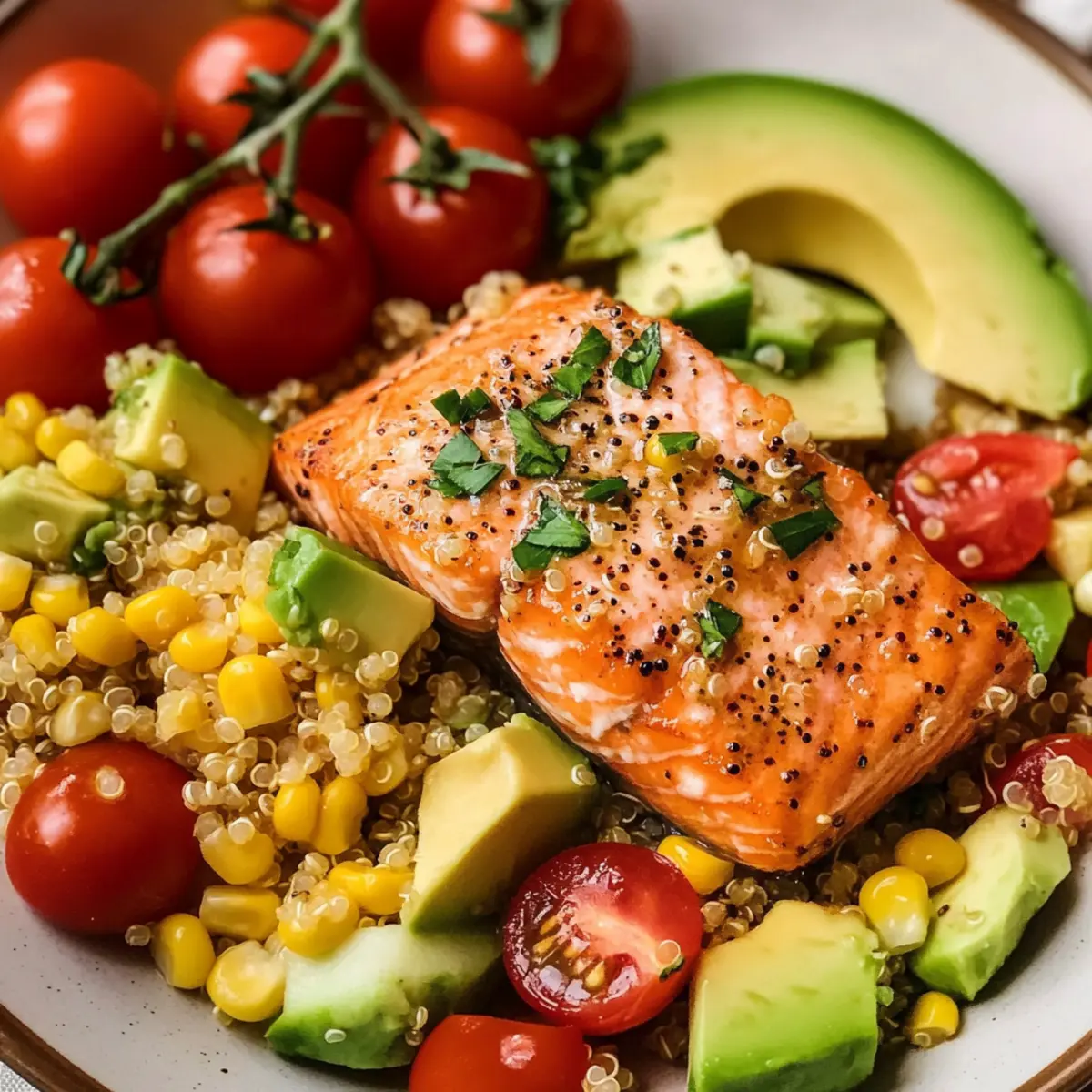 Quinoa-Salat mit Lachs für den perfekten Sommergenuss