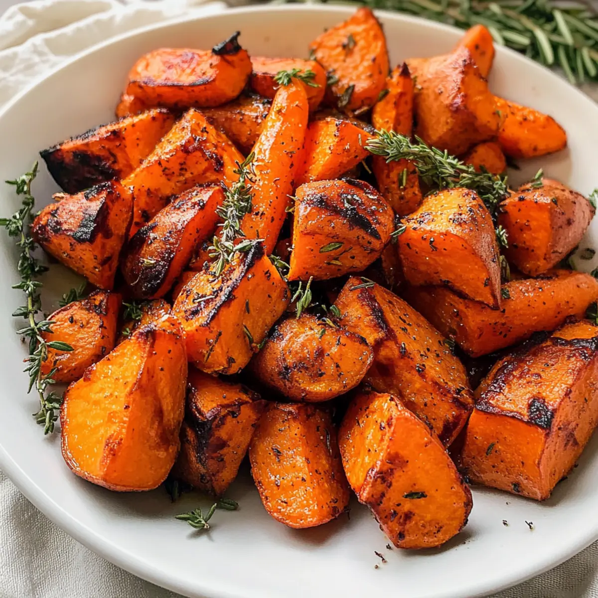 Geröstete Süßkartoffeln & Karotten für jeden Anlass