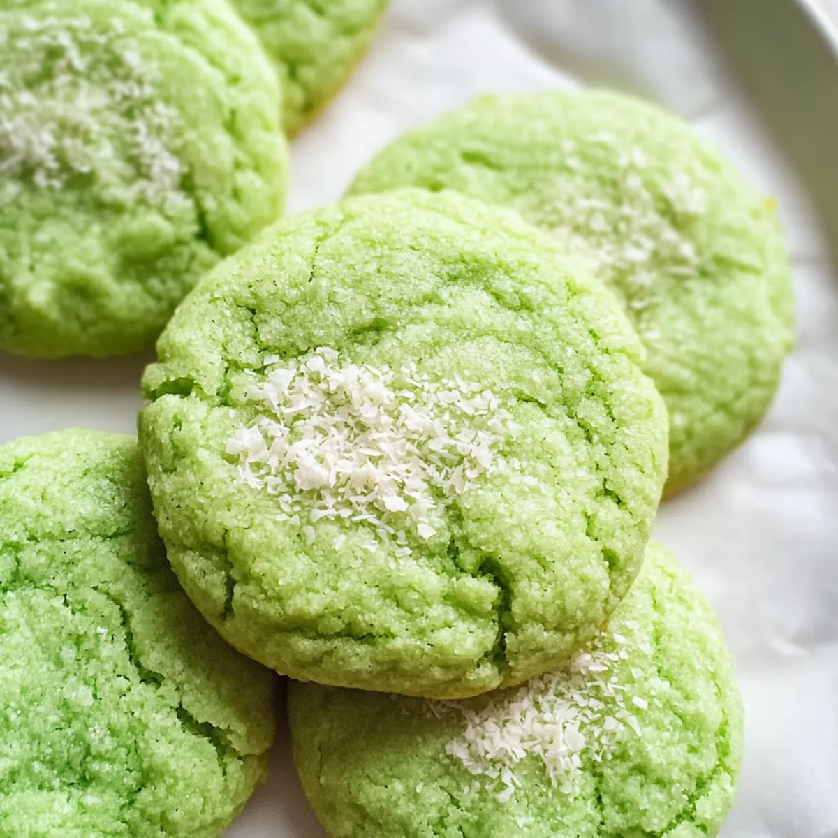 Weiche & Zähe Pandan-Kekse mit Kokosnuss