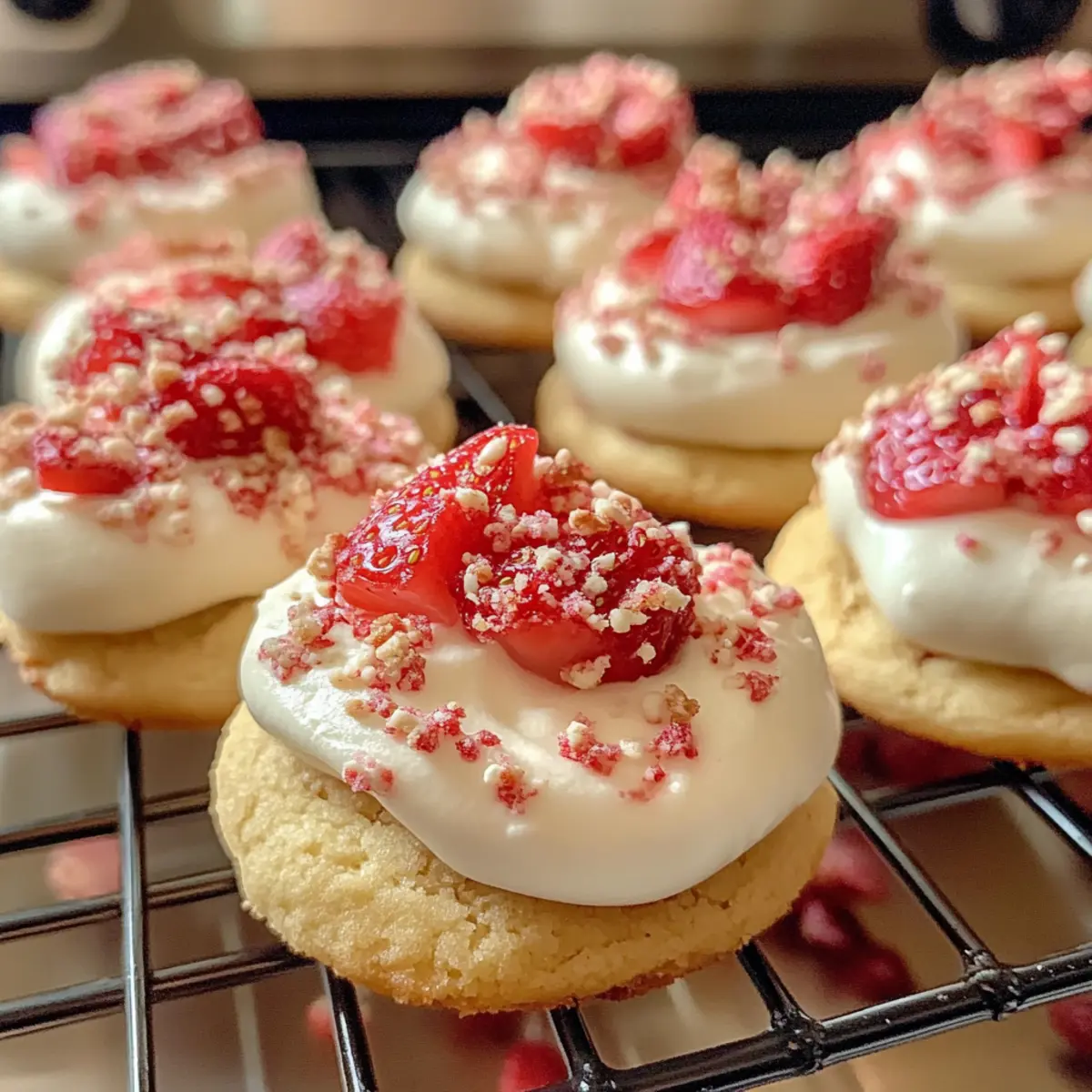 Erdbeer Crunch Shortcake Kekse: Ein Genuss für jeden Tag