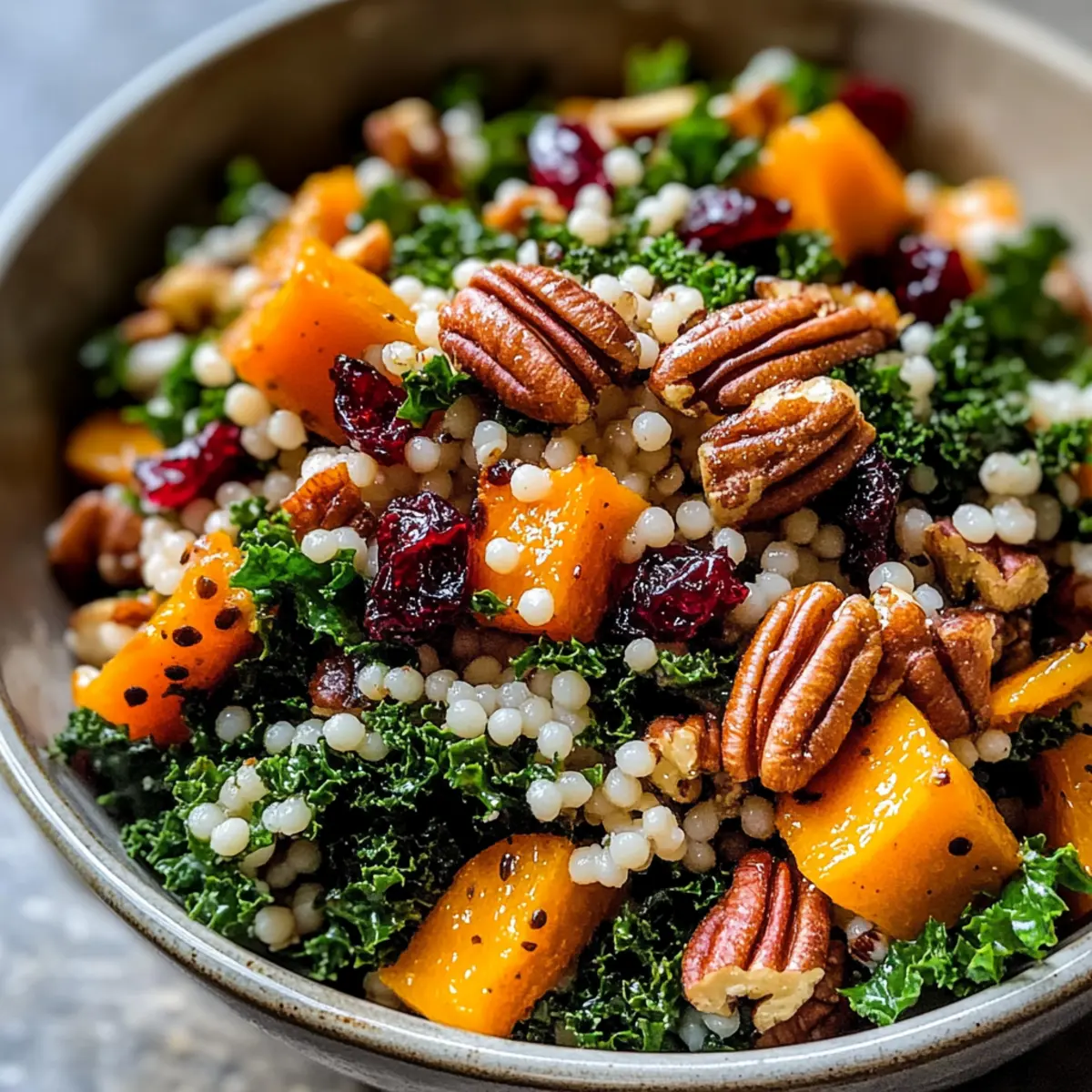 Herbst Perlen Couscous Salat für gesunde Herbsttage
